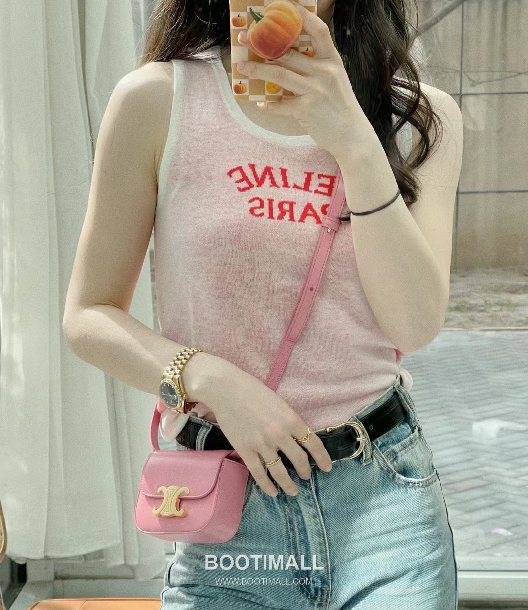 Celine Triomphe Mini Leather Crossbody Bag 101513 셀린느 트리옹프 미니 가죽 크로스백 11cm 4