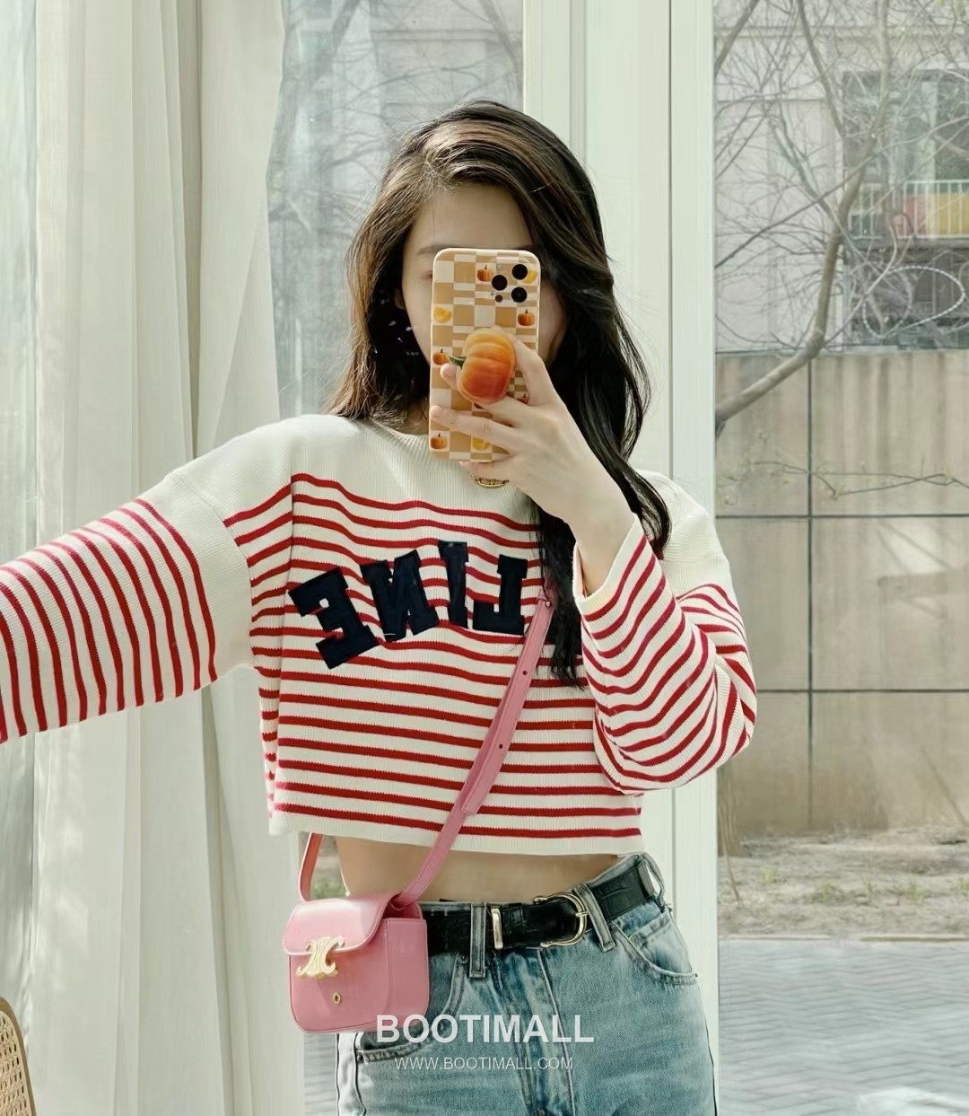 Celine Triomphe Mini Leather Crossbody Bag 101513 셀린느 트리옹프 미니 가죽 크로스백 11cm 5