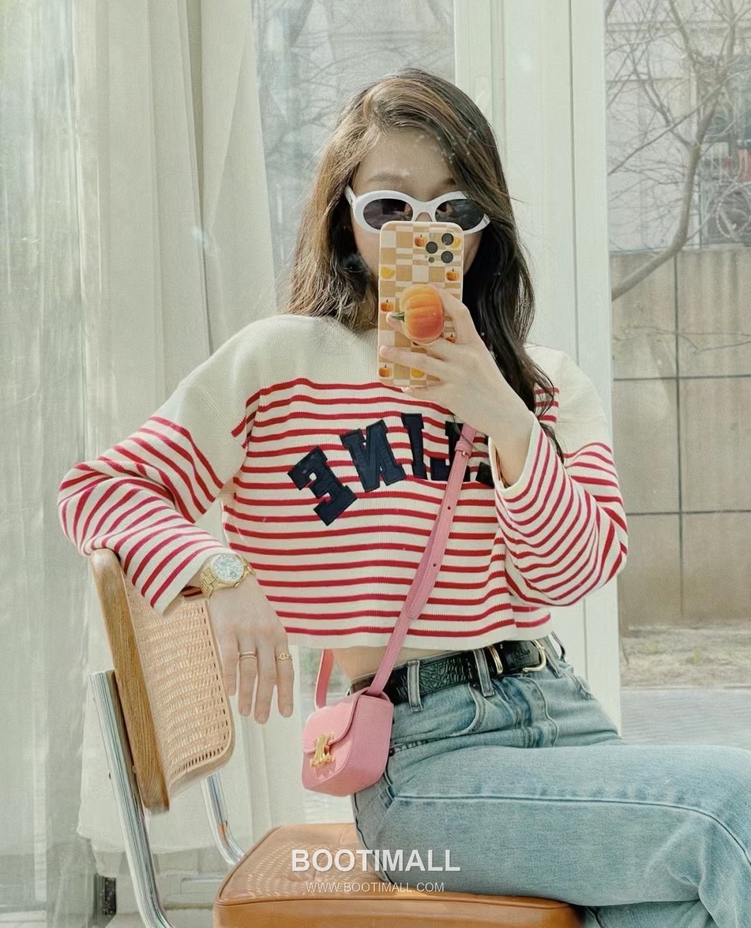 Celine Triomphe Mini Leather Crossbody Bag 101513 셀린느 트리옹프 미니 가죽 크로스백 11cm 6