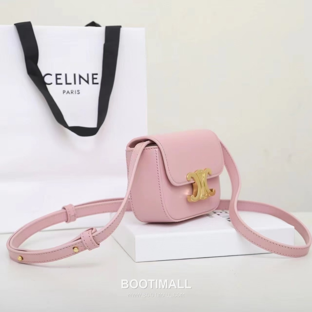 Celine Triomphe Mini Leather Crossbody Bag 101513 셀린느 트리옹프 미니 가죽 크로스백 11cm 8