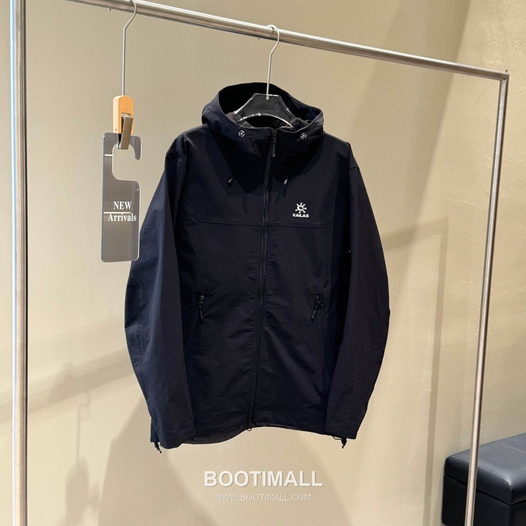 Kailas M8-X Softshell Polyamide Polyester Elastane Black Windbreaker 카일라스 M8-X 소프트쉘 폴리아미드 폴리에스터 엘라스테인 블랙 바람막이 3