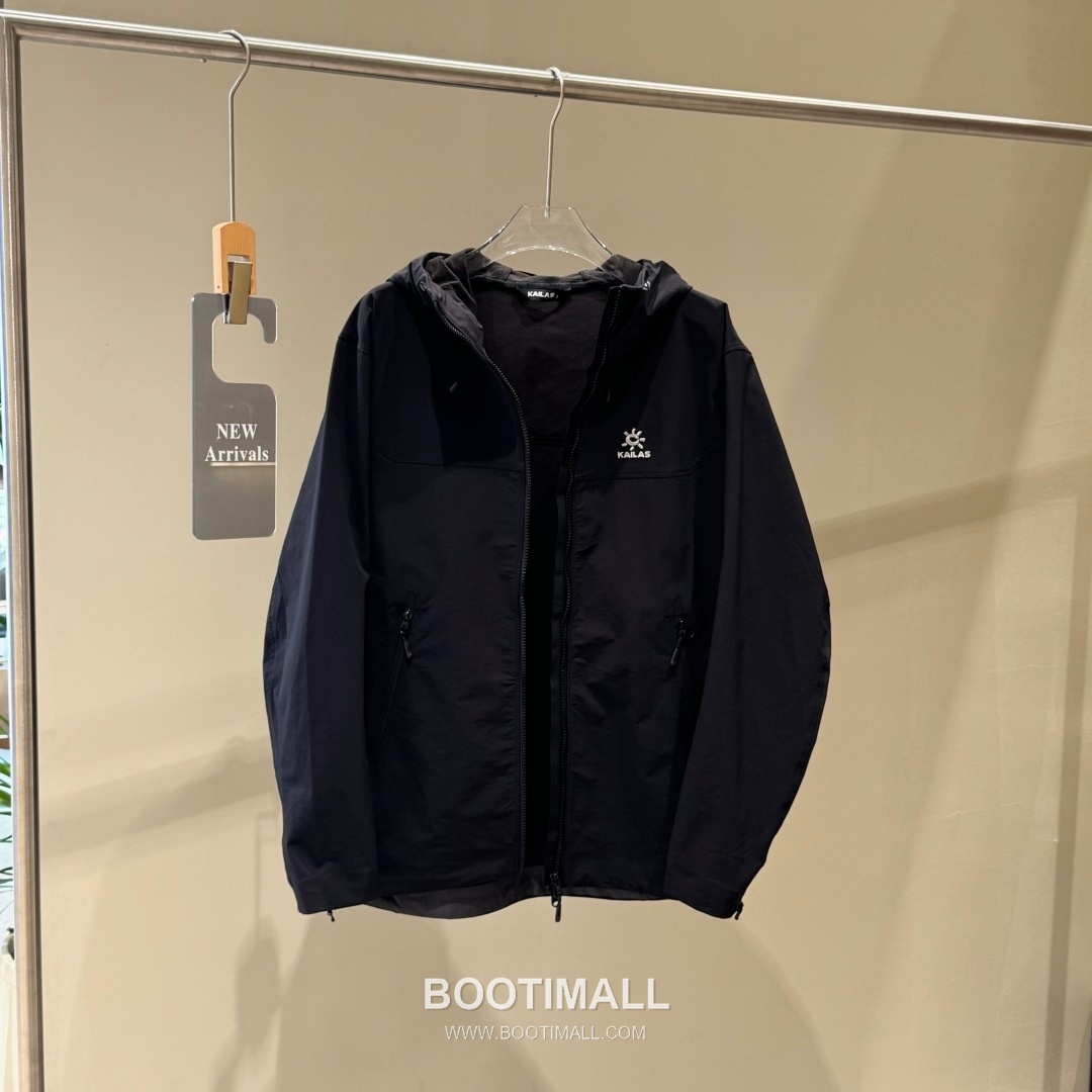 Kailas M8-X Softshell Polyamide Polyester Elastane Black Windbreaker 카일라스 M8-X 소프트쉘 폴리아미드 폴리에스터 엘라스테인 블랙 바람막이 6