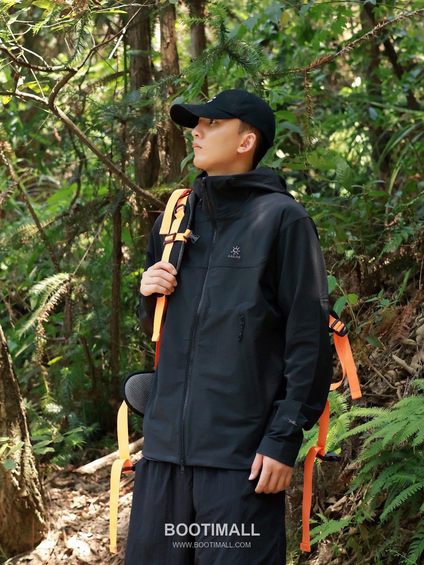 Kailas M8-X Softshell Polyamide Polyester Elastane Black Windbreaker 카일라스 M8-X 소프트쉘 폴리아미드 폴리에스터 엘라스테인 블랙 바람막이 12