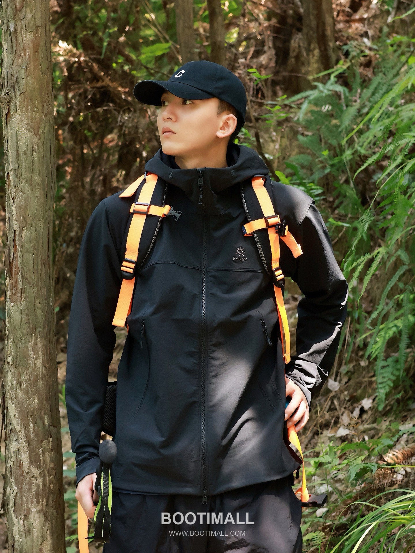 Kailas M8-X Softshell Polyamide Polyester Elastane Black Windbreaker 카일라스 M8-X 소프트쉘 폴리아미드 폴리에스터 엘라스테인 블랙 바람막이 14