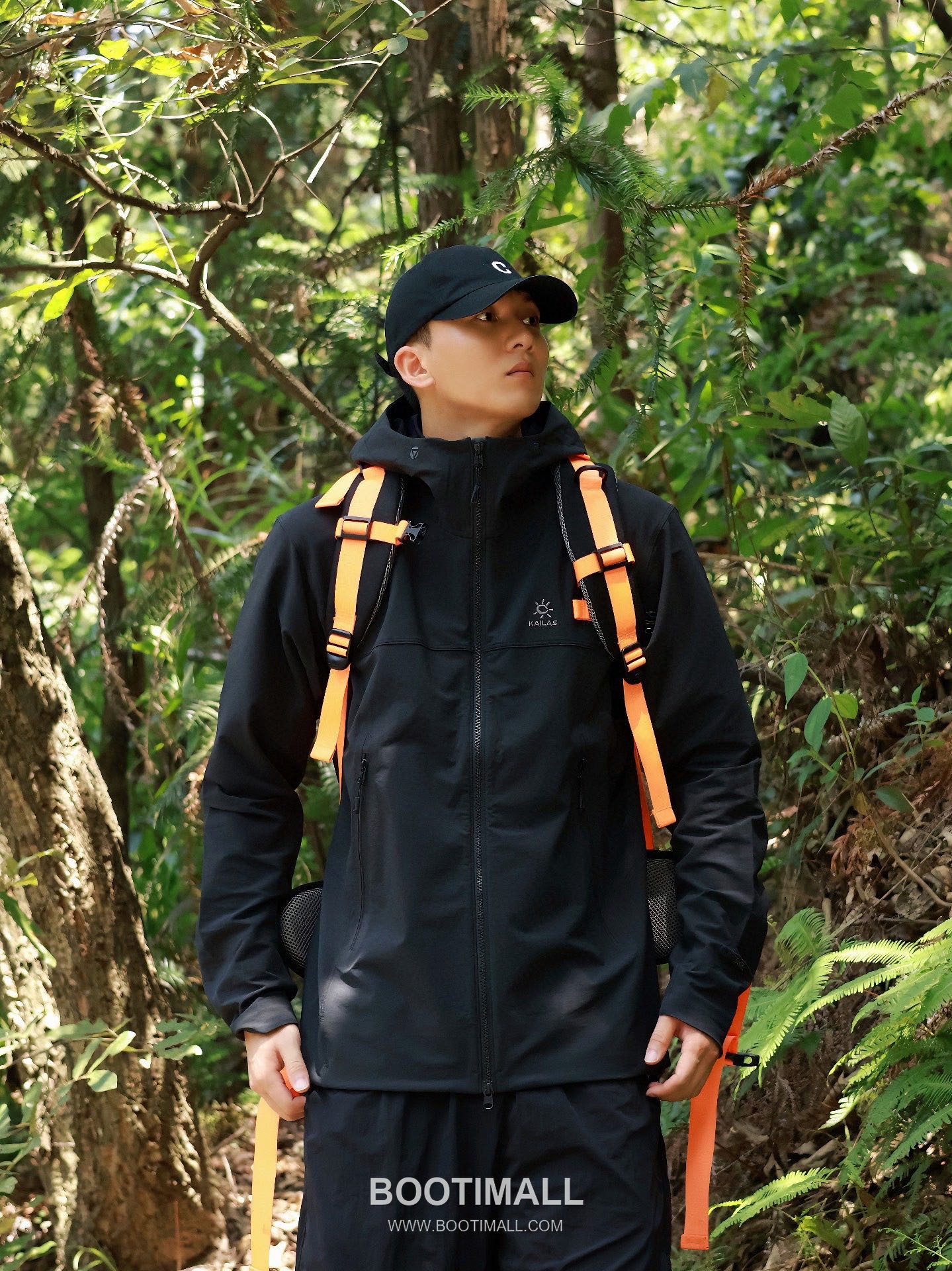 Kailas M8-X Softshell Polyamide Polyester Elastane Black Windbreaker 카일라스 M8-X 소프트쉘 폴리아미드 폴리에스터 엘라스테인 블랙 바람막이 15