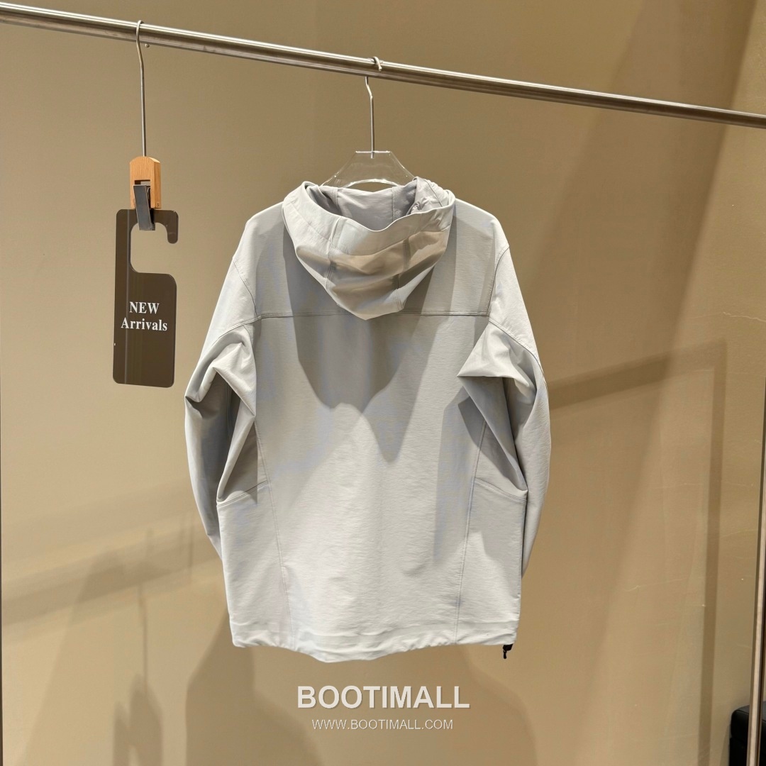 Kailas M8-X Hooded Softshell Nylon Polyester Spandex Light Cloud Gray Windbreaker 카일라스 M8-X 후드 소프트쉘 나일론 폴리에스터 스판덱스 라이트 클라우드 그레이 바람막이 2