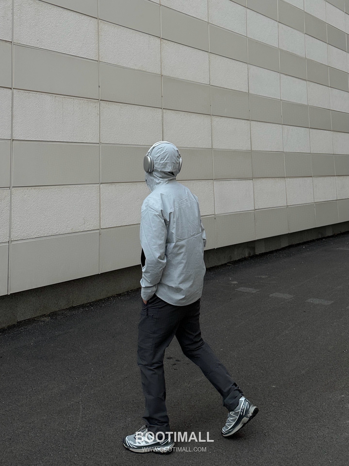 Kailas M8-X Hooded Softshell Nylon Polyester Spandex Light Cloud Gray Windbreaker 카일라스 M8-X 후드 소프트쉘 나일론 폴리에스터 스판덱스 라이트 클라우드 그레이 바람막이 14