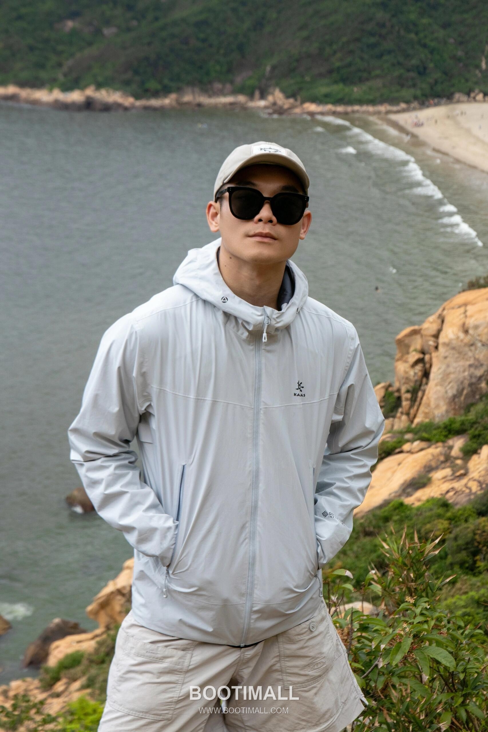 Kailas M8-X Hooded Softshell Nylon Polyester Spandex Light Cloud Gray Windbreaker 카일라스 M8-X 후드 소프트쉘 나일론 폴리에스터 스판덱스 라이트 클라우드 그레이 바람막이 17