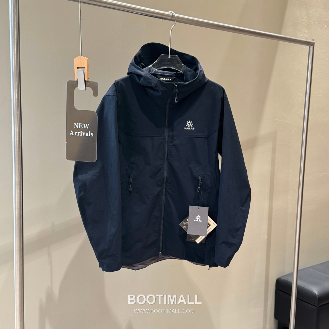 Kailas M8-X Softshell Polyamide Blend Navy Hooded Jacket 카일라스 M8-X 소프트쉘 폴리아미드 혼방 네이비 후드 자켓 3
