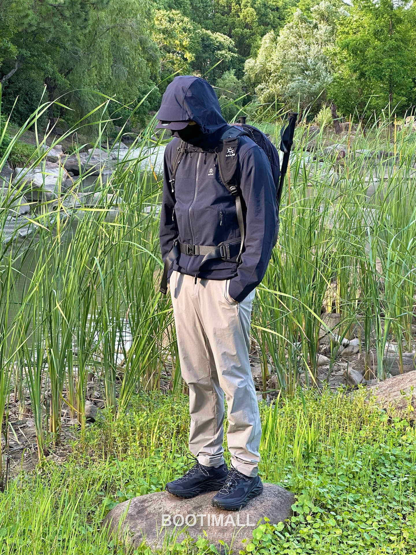 Kailas M8-X Softshell Polyamide Blend Navy Hooded Jacket 카일라스 M8-X 소프트쉘 폴리아미드 혼방 네이비 후드 자켓 14