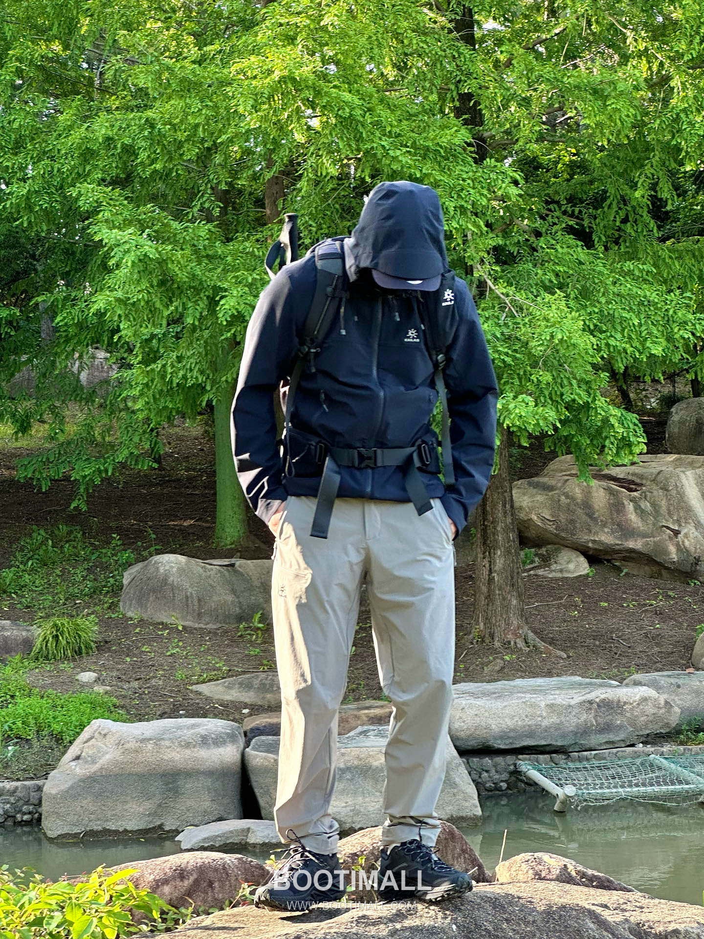 Kailas M8-X Softshell Polyamide Blend Navy Hooded Jacket 카일라스 M8-X 소프트쉘 폴리아미드 혼방 네이비 후드 자켓 16