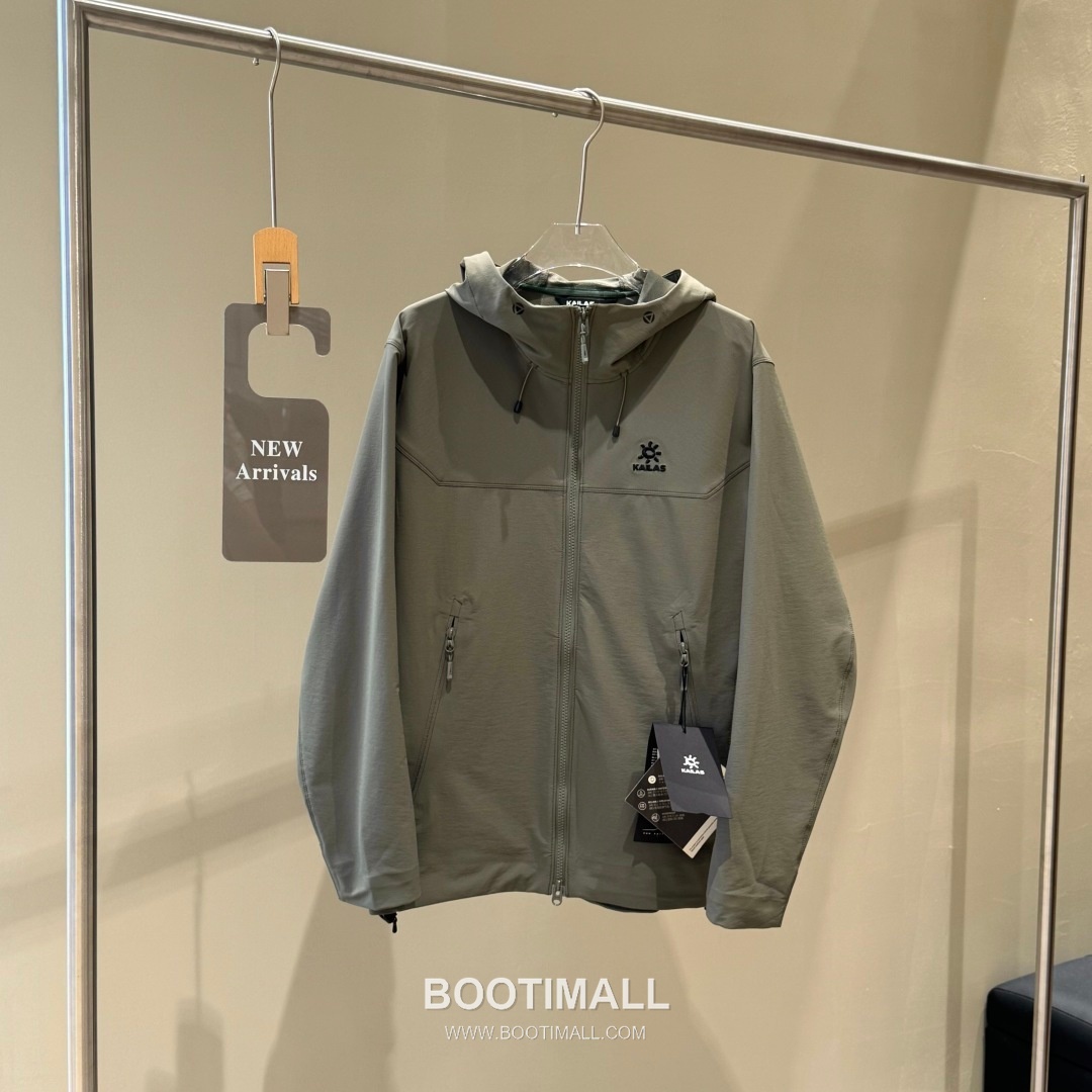 Kailas M8-X Softshell Hoodie Nylon Polyester Elastane Iron Green Windbreaker 카일라스 M8-X 소프트쉘 후디 나일론 폴리에스터 엘라스틴 아이언 그린 바람막이 1