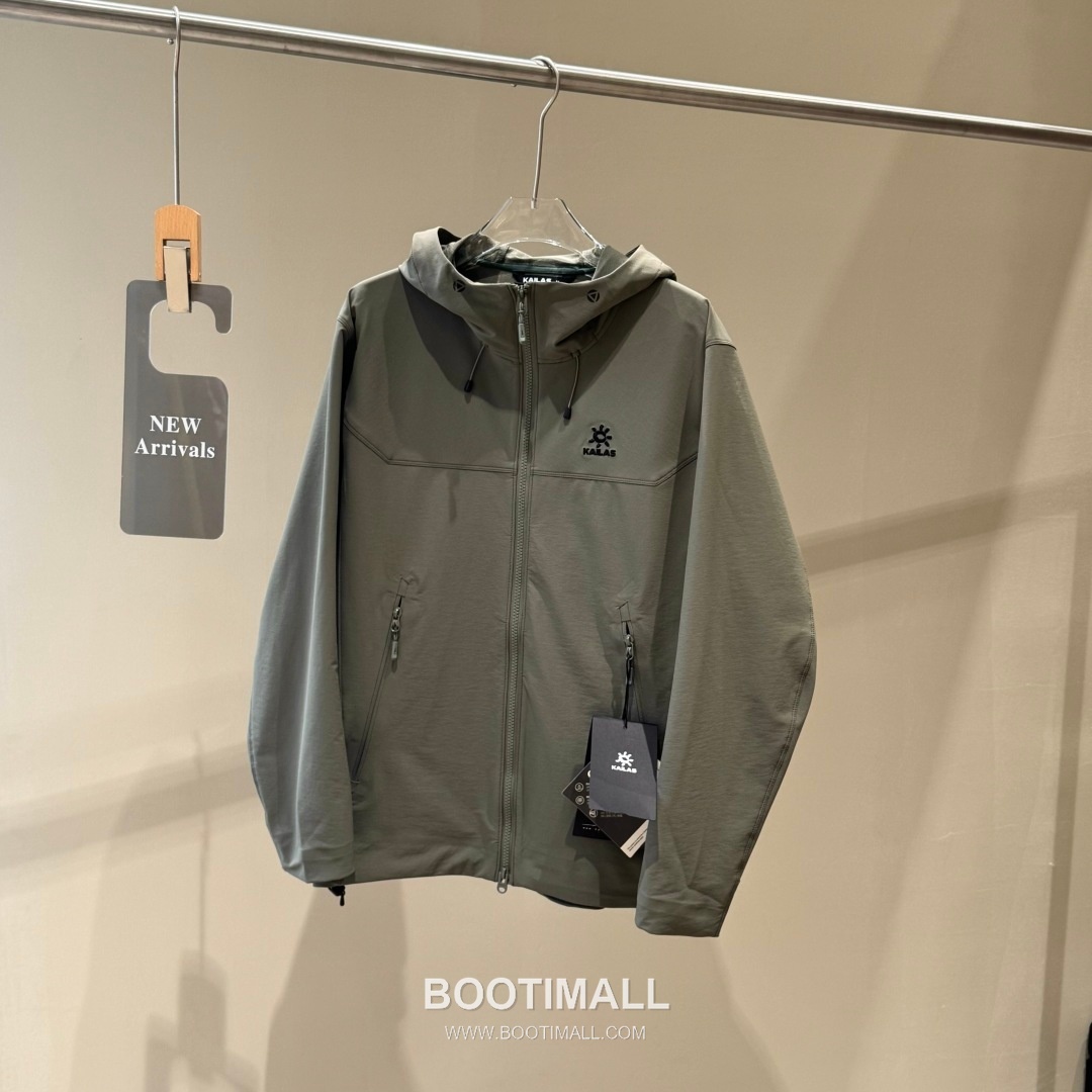 Kailas M8-X Softshell Hoodie Nylon Polyester Elastane Iron Green Windbreaker 카일라스 M8-X 소프트쉘 후디 나일론 폴리에스터 엘라스틴 아이언 그린 바람막이 4