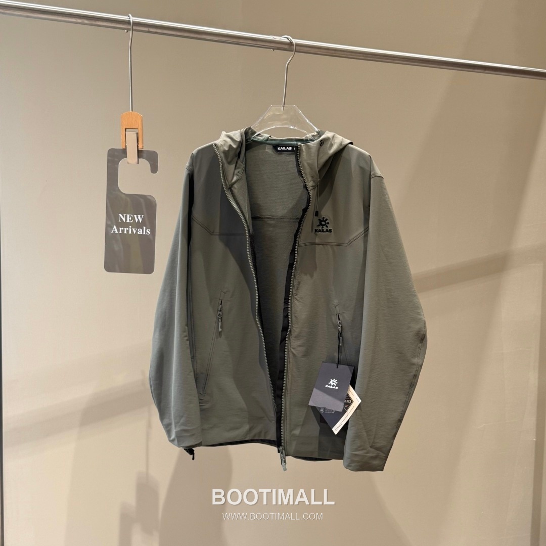 Kailas M8-X Softshell Hoodie Nylon Polyester Elastane Iron Green Windbreaker 카일라스 M8-X 소프트쉘 후디 나일론 폴리에스터 엘라스틴 아이언 그린 바람막이 6
