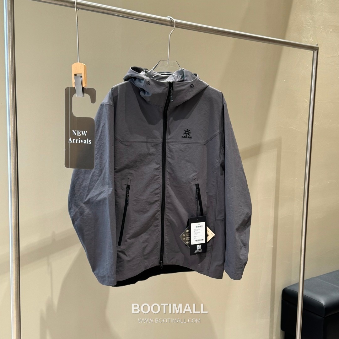 Kailas M8-X Softshell Nylon Polyester Elastane Dark Gray Windbreaker 카일라스 M8-X 소프트쉘 나일론 폴리에스터 엘라스틴 다크 그레이 바람막이 3