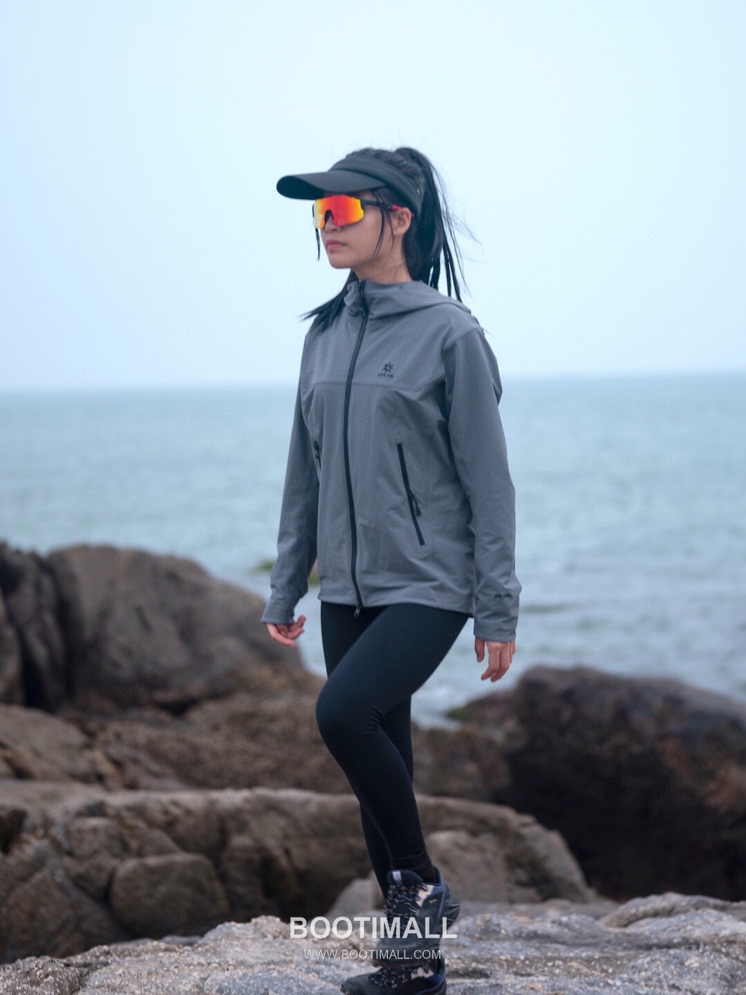 Kailas M8-X Softshell Nylon Polyester Elastane Dark Gray Windbreaker 카일라스 M8-X 소프트쉘 나일론 폴리에스터 엘라스틴 다크 그레이 바람막이 15