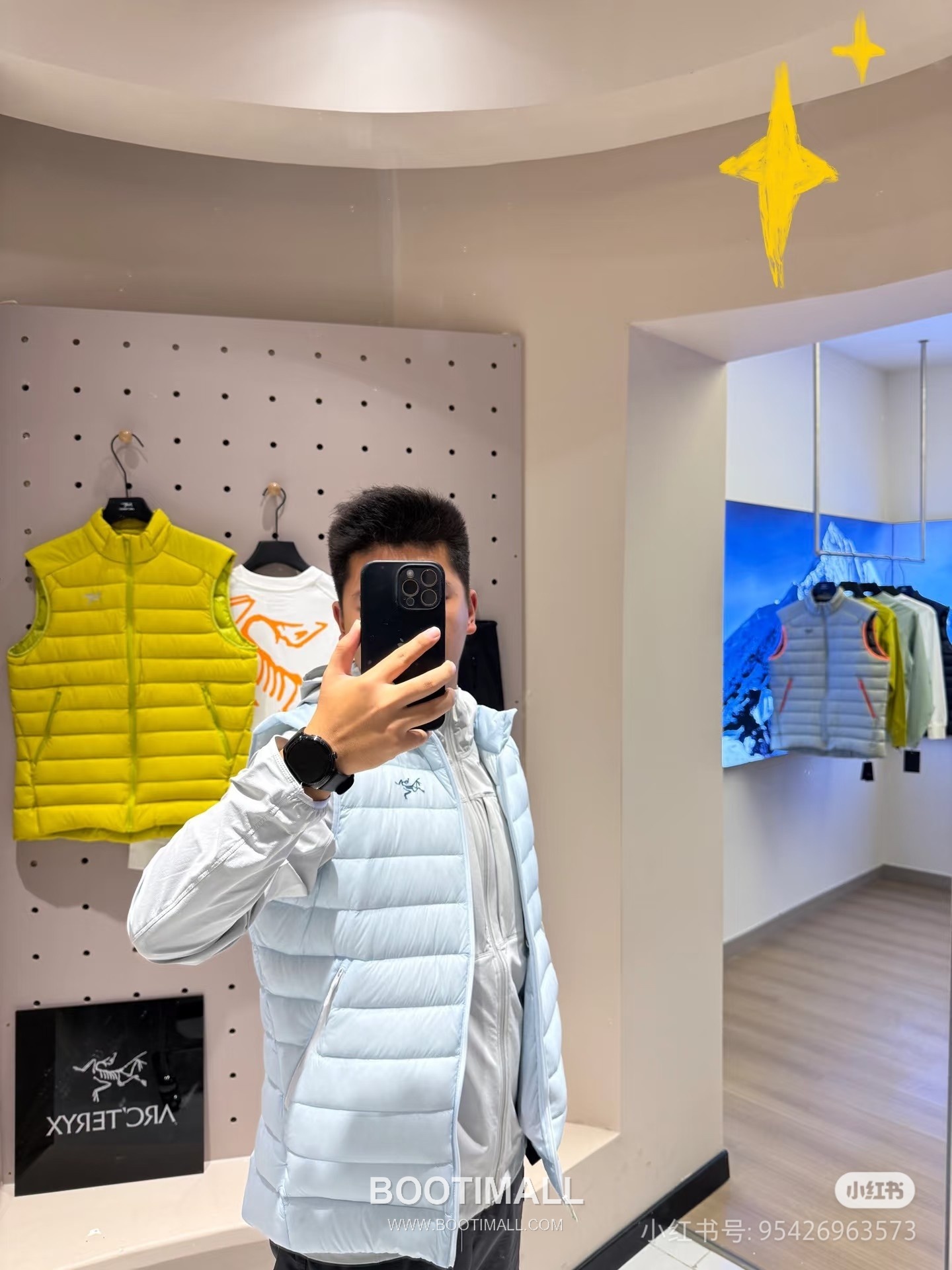 Arc'teryx Cerium Dawn Blue Down Vest 아크테릭스 세륨 새벽 블루 다운 베스트 8