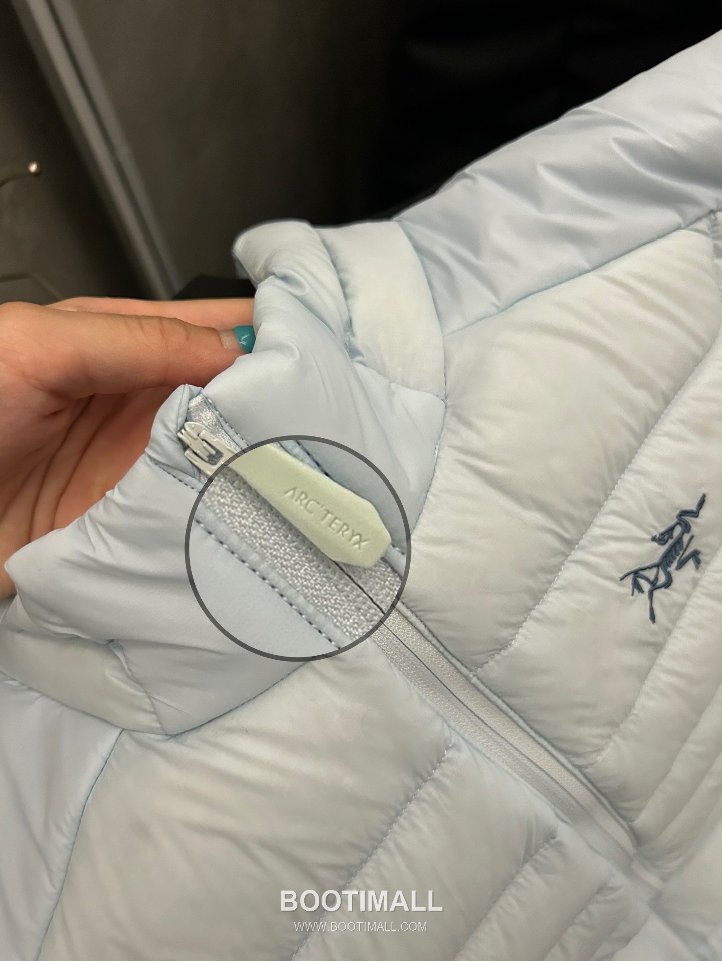 Arc'teryx Cerium Dawn Blue Down Vest 아크테릭스 세륨 새벽 블루 다운 베스트 16