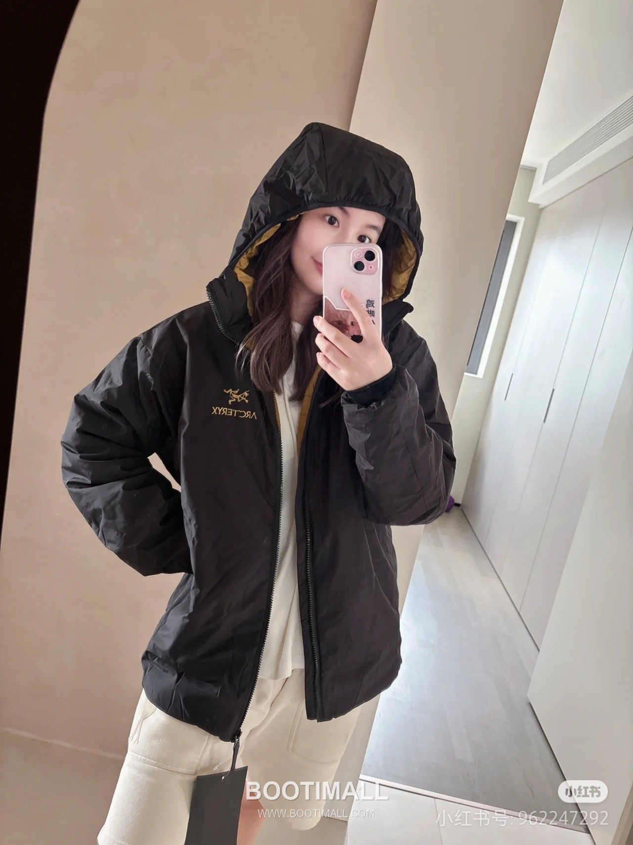 Arc'teryx Atom Heavyweight Hoody Black Padded Jacket 아크테릭스 아톰 헤비웨이트 후디 블랙 패딩 자켓 5