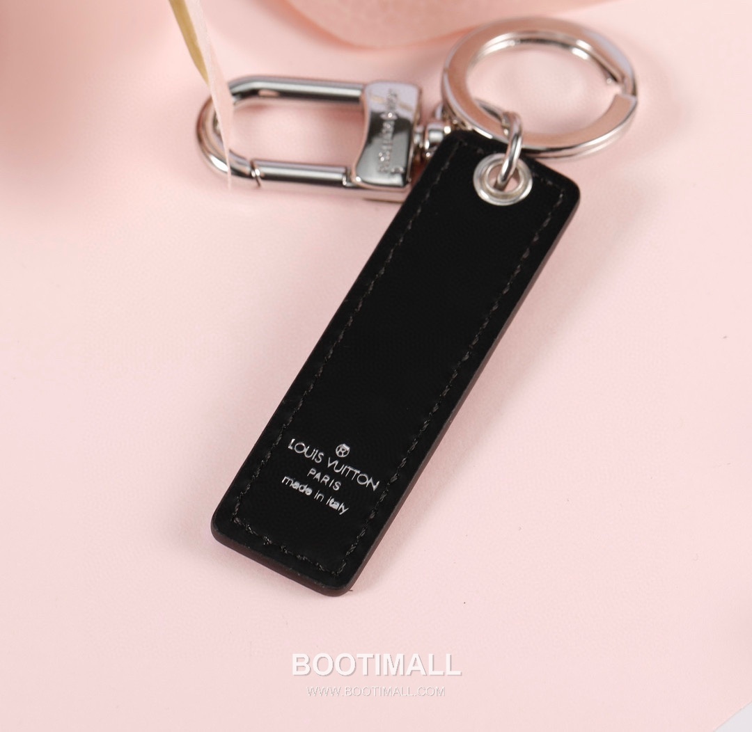 Louis Vuitton Rectangular Tag Pendant Black Keychain 루이비통 직사각 태그 펜던트 블랙 키링 4