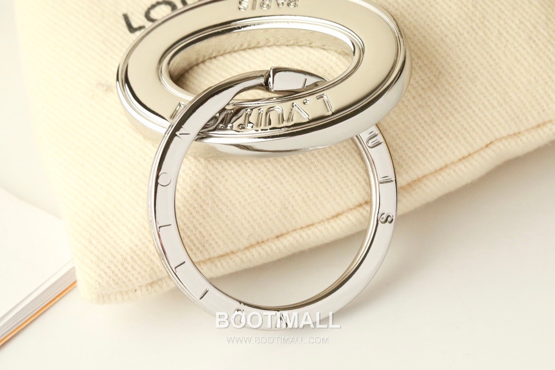Louis Vuitton Key Charm Metal Silver Keyring 루이비통 키 참 메탈 실버 키링 6