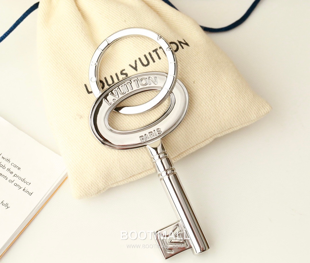 Louis Vuitton Key Charm Metal Silver Keyring 루이비통 키 참 메탈 실버 키링 8