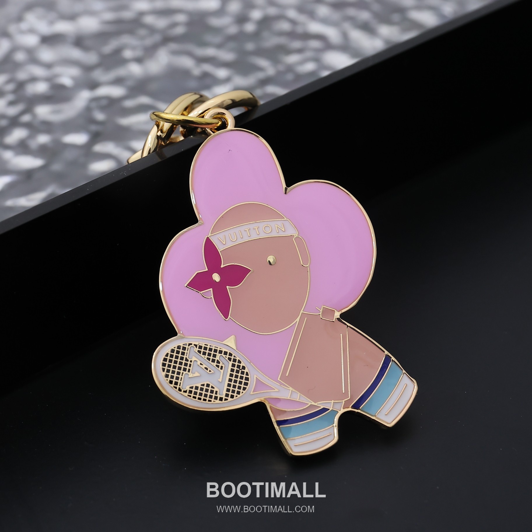 Louis Vuitton Vivienne on the Court Metal Multicolor Keyring 루이비통 비비엔 온 더 코트 메탈 멀티컬러 키링 2