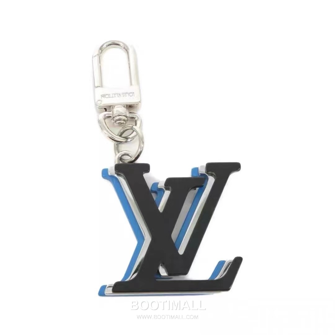 Bulgari Chromatic Letter Charm Metal Silver Keyring 호간 크로마틱 레터 참 메탈 실버 키링 1