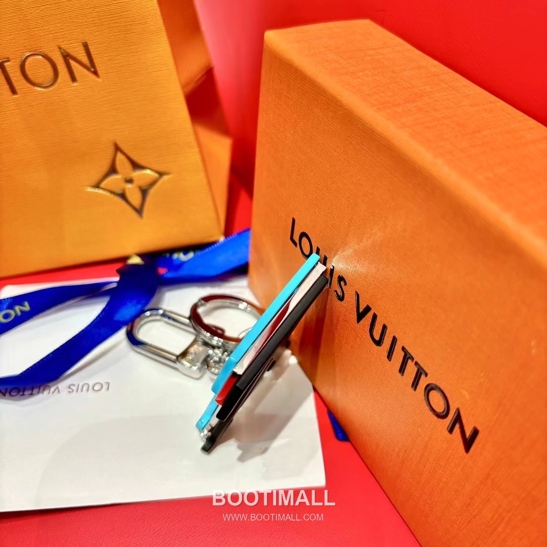 Bulgari Chromatic Letter Charm Metal Silver Keyring 호간 크로마틱 레터 참 메탈 실버 키링 5