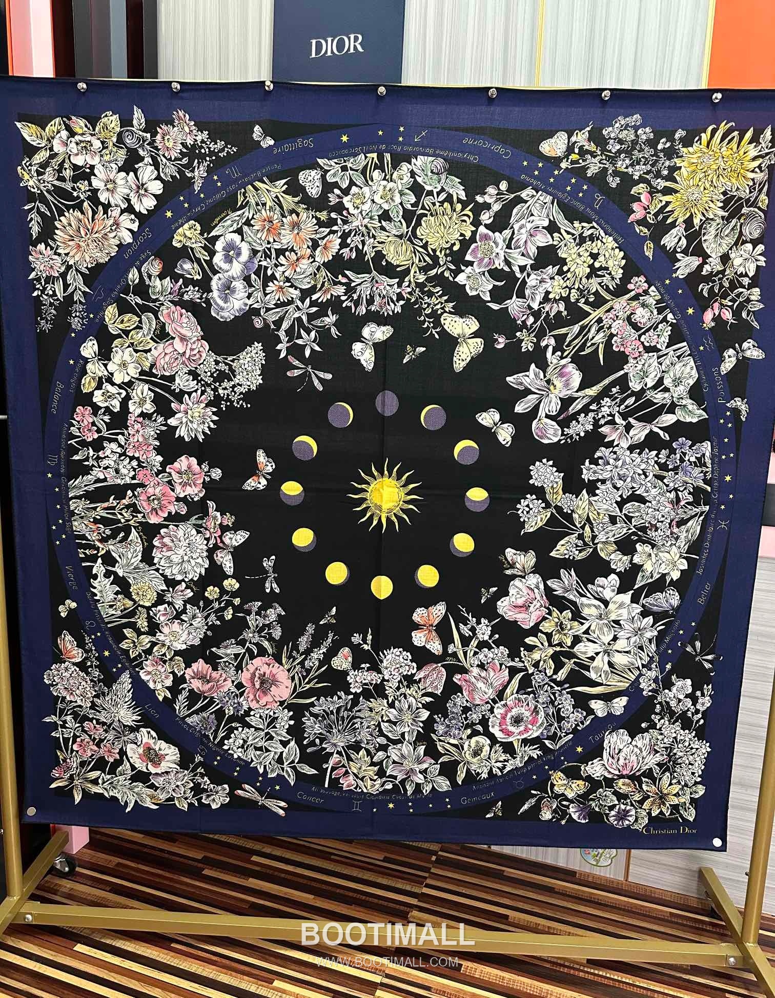 Dior Double-Face Solid 140 Shawl Silk Cashmere Blend 디올 더블페이스 솔리드 140 숄 실크 캐시미어 블렌드 140CM 7