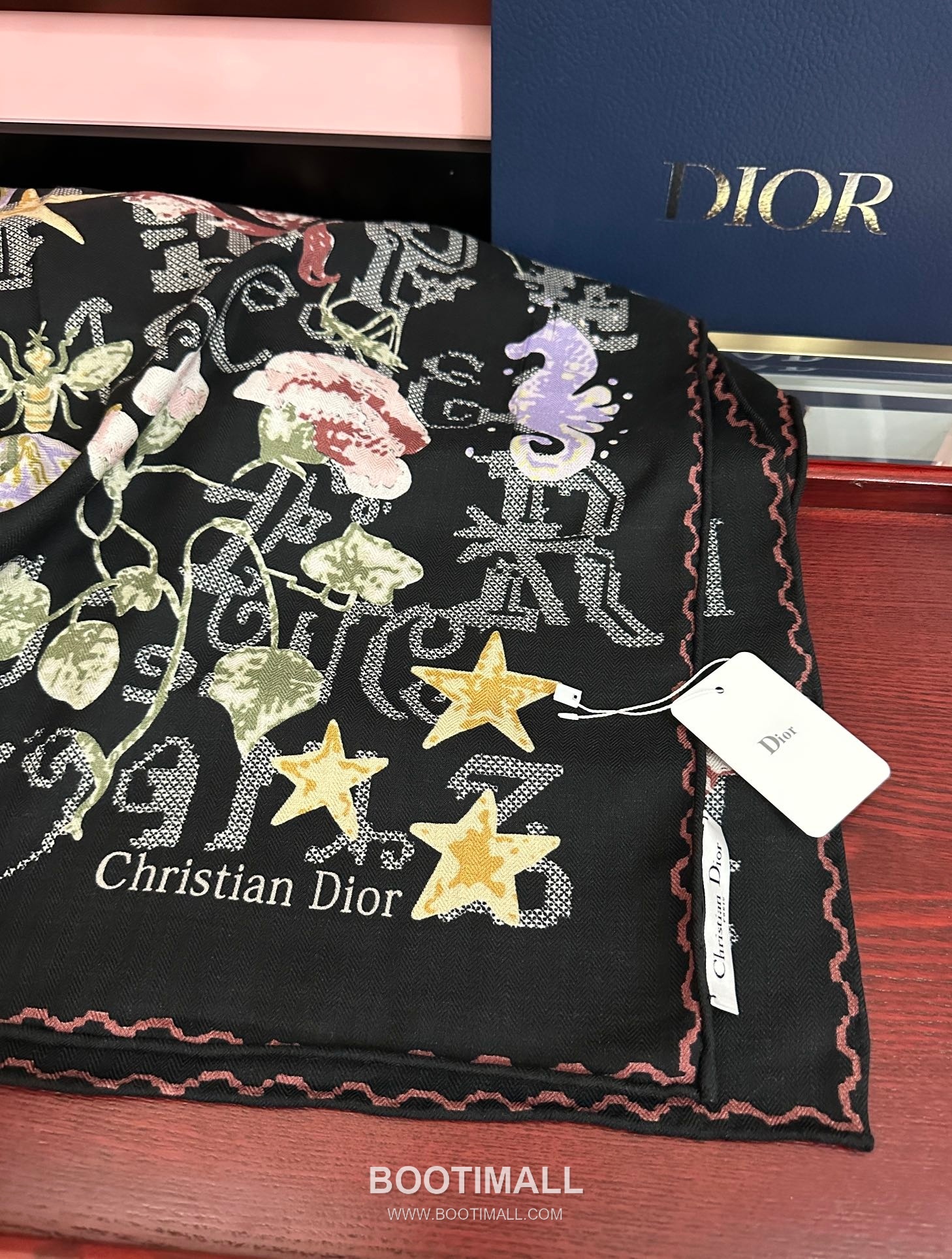 Dior Double-Face Solid 140 Shawl Silk Cashmere Blend 디올 더블페이스 솔리드 140 숄 실크 캐시미어 블렌드 140cm 6