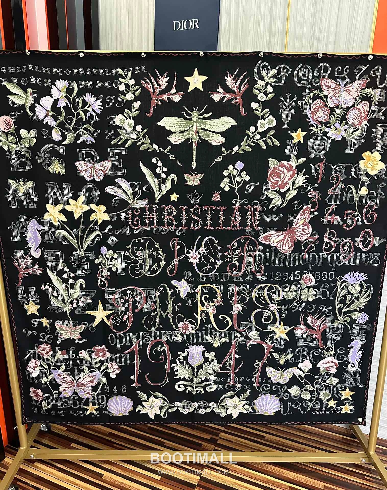 Dior Double-Face Solid 140 Shawl Silk Cashmere Blend 디올 더블페이스 솔리드 140 숄 실크 캐시미어 블렌드 140cm 7