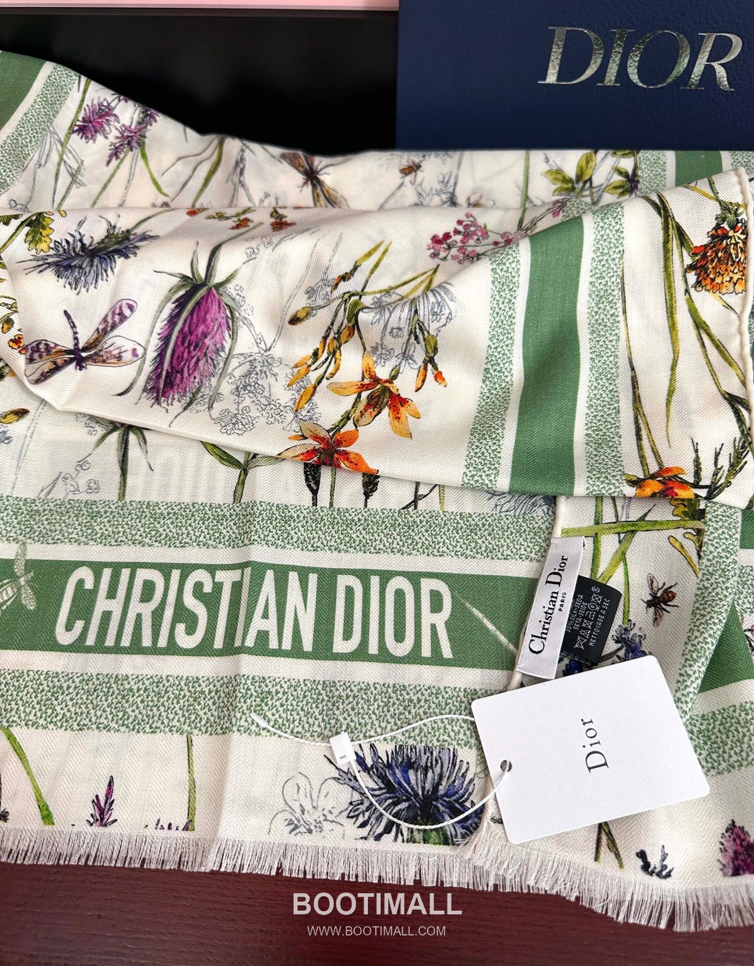 Dior Reversible Solid Fringe Stole Cashmere Scarf 디올 리버서블 솔리드 프린지 스톨 캐시미어 스카프 185CM 7