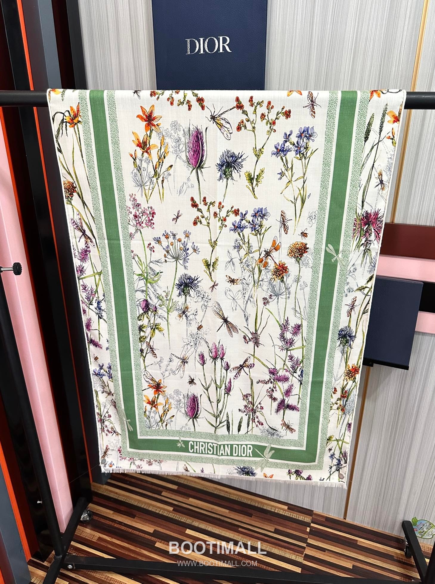 Dior Reversible Solid Fringe Stole Cashmere Scarf 디올 리버서블 솔리드 프린지 스톨 캐시미어 스카프 185CM 8