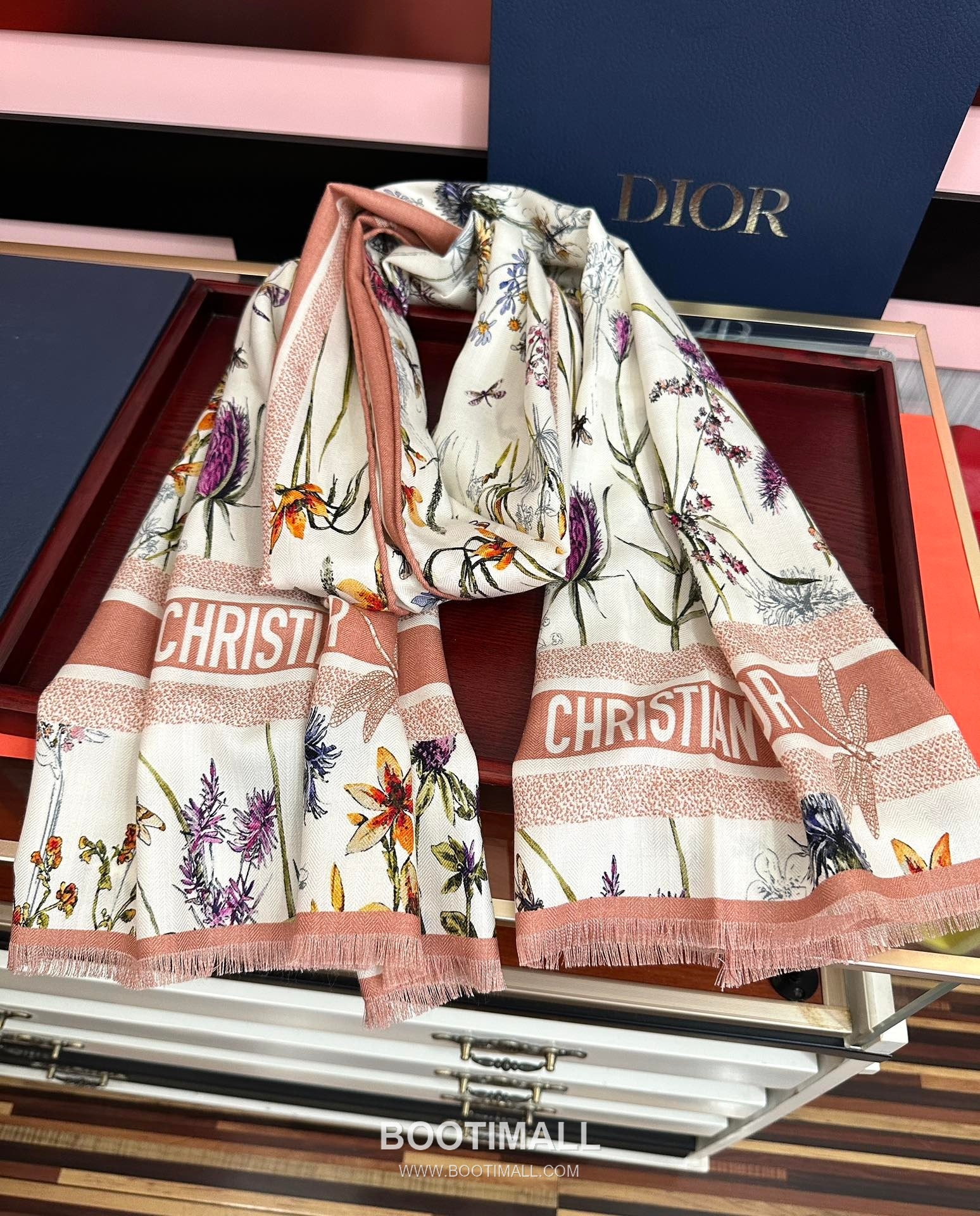 Dior Reversible Solid Scarf 185CM Cashmere 디올 리버서블 솔리드 스카프 185CM 캐시미어 185CM 4