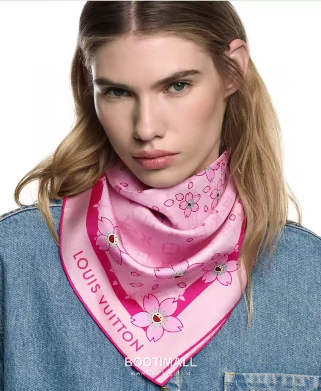 Loewe Sunflower 90 Square Silk Scarf 로에베 선플라워 90 스퀘어 실크 스카프 90CM 1