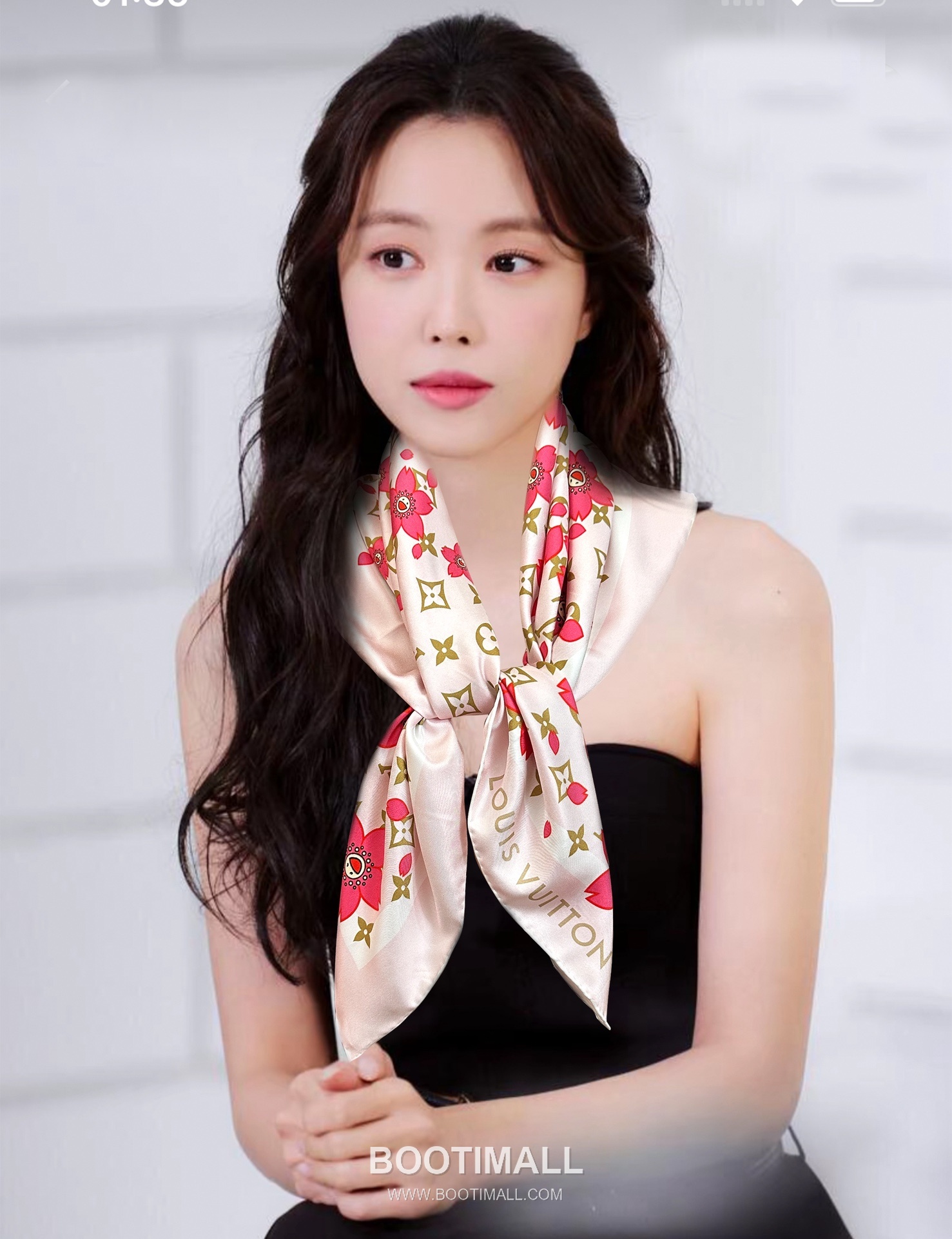 Loewe Sunflower 90 Square Silk Scarf 로에베 선플라워 90 스퀘어 실크 스카프 90cm 1