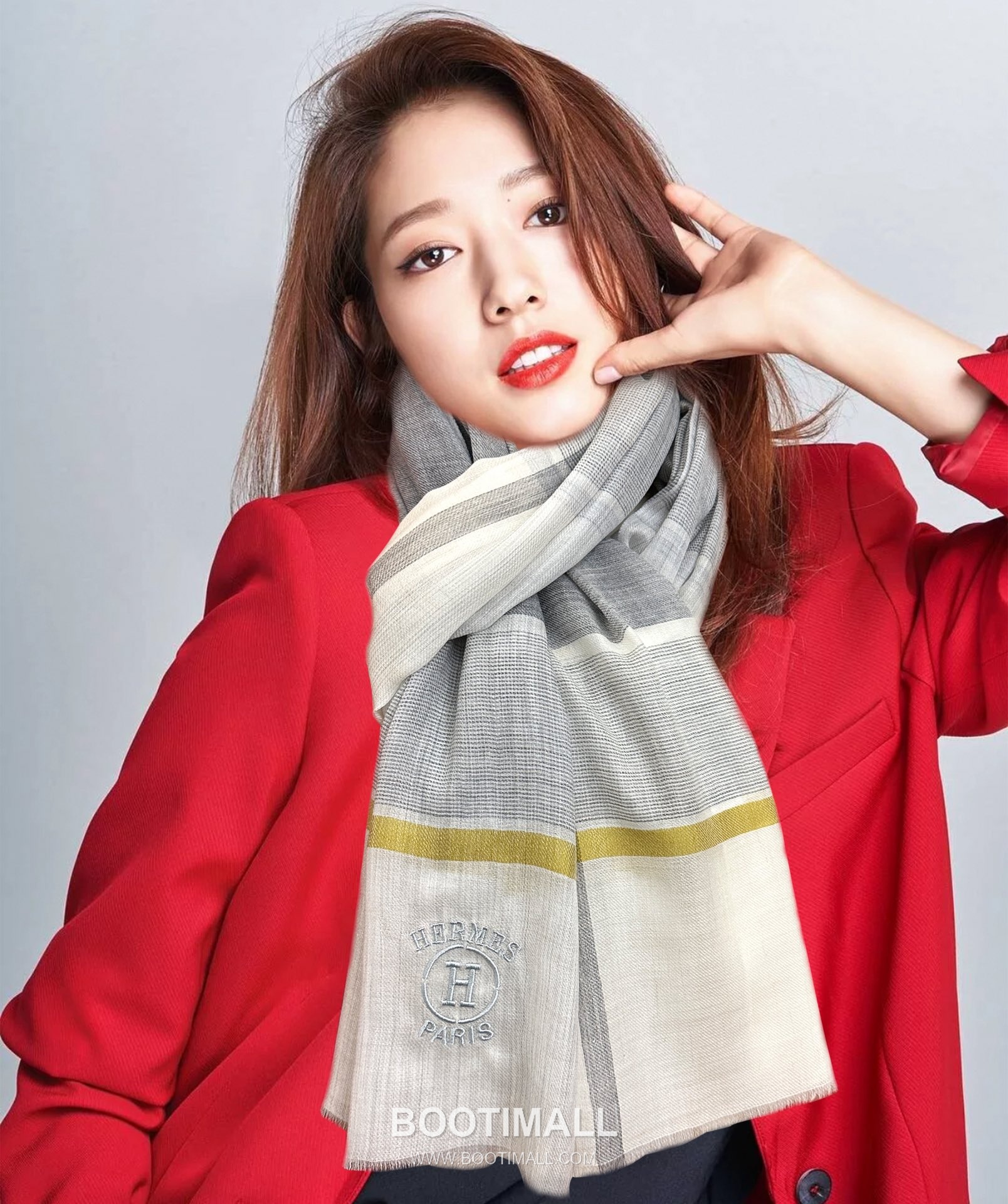 Balenciaga Classic 200CM Wrap Goat Cashmere Scarf 발렌시아가 클래식 200CM 랩 염소 캐시미어 스카프 200cm 1