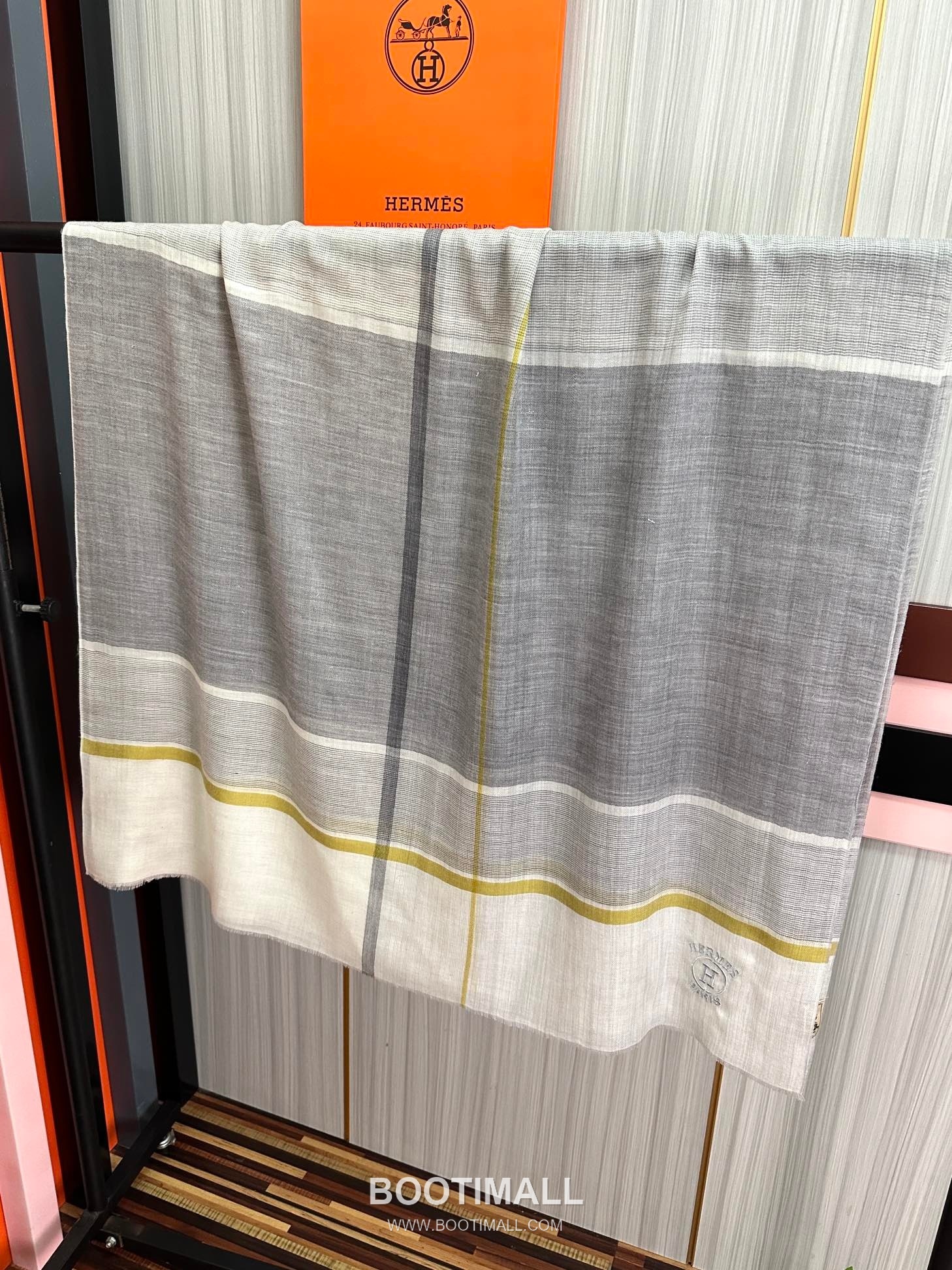 Balenciaga Classic 200CM Wrap Goat Cashmere Scarf 발렌시아가 클래식 200CM 랩 염소 캐시미어 스카프 200cm 8