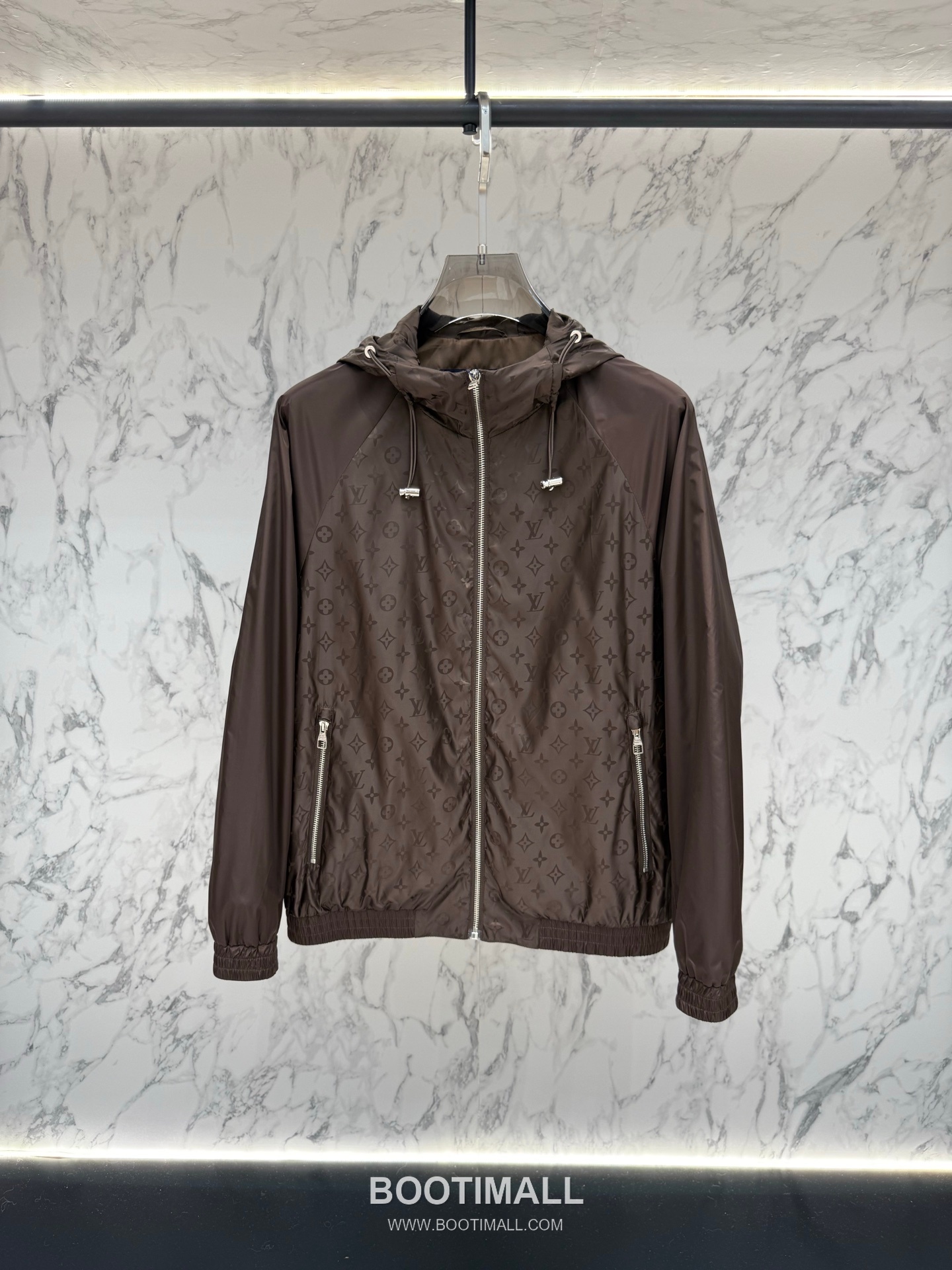 Louis Vuitton Monogram Hooded Jacket Black 루이비통 모노그램 후드 재킷 블랙 5