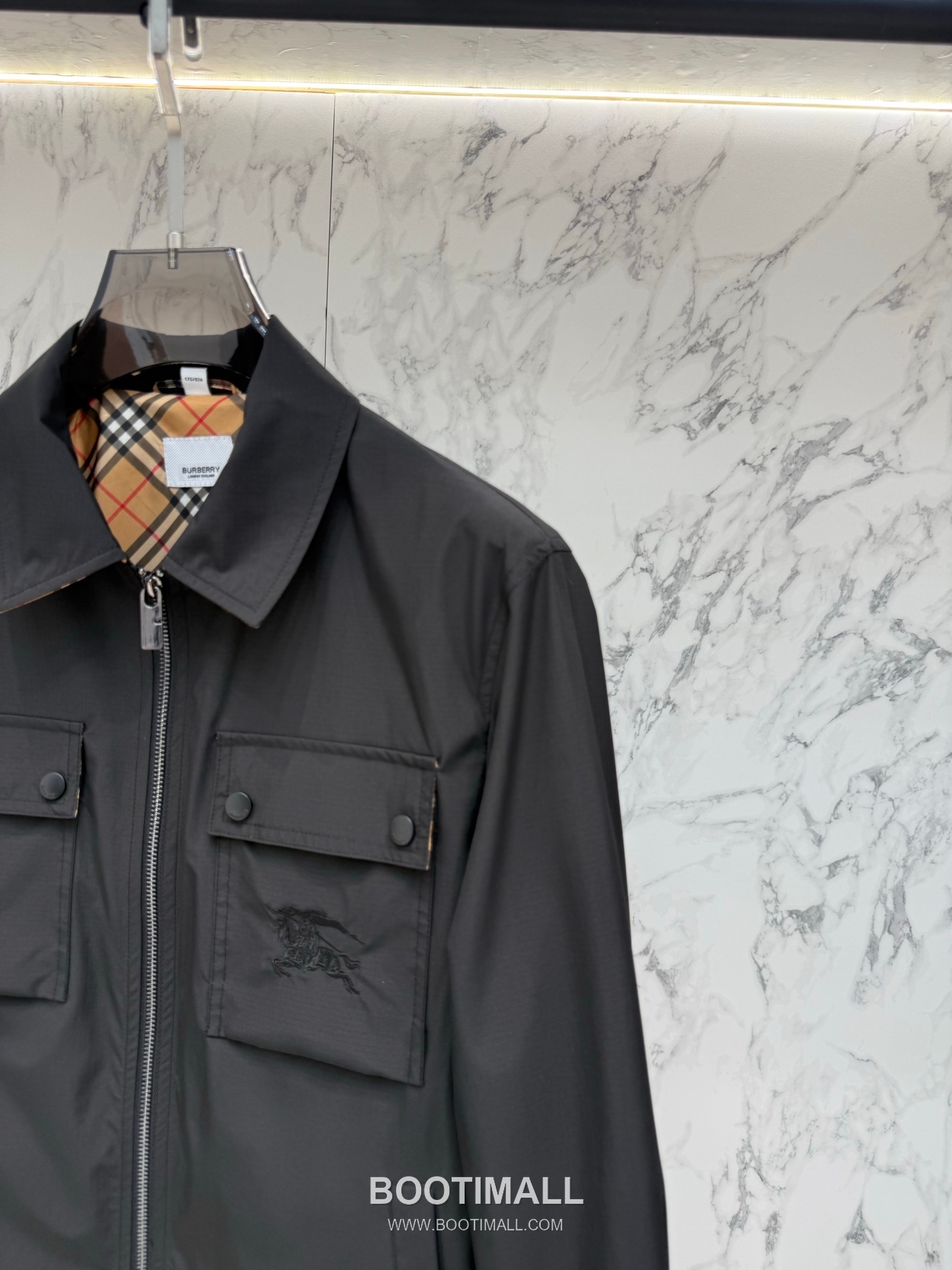 Burberry Structured Cut Jacket Black 버버리 구조적 컷 자켓 블랙 6