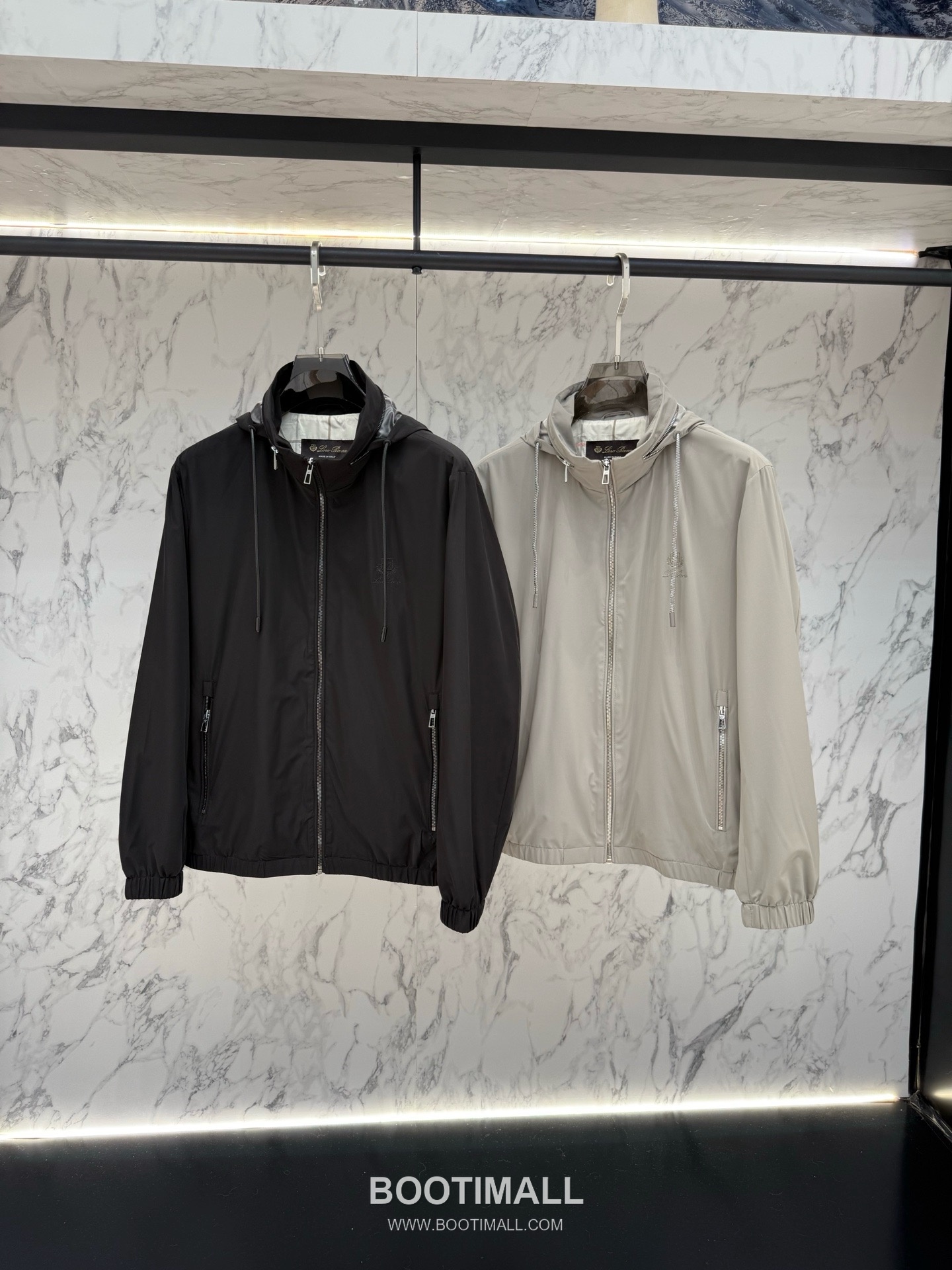Loro Piana Spring Tailored Hooded Outerwear Black Windbreaker 로로피아나 스프링 테일러드 후드 아우터 블랙 바람막이 2