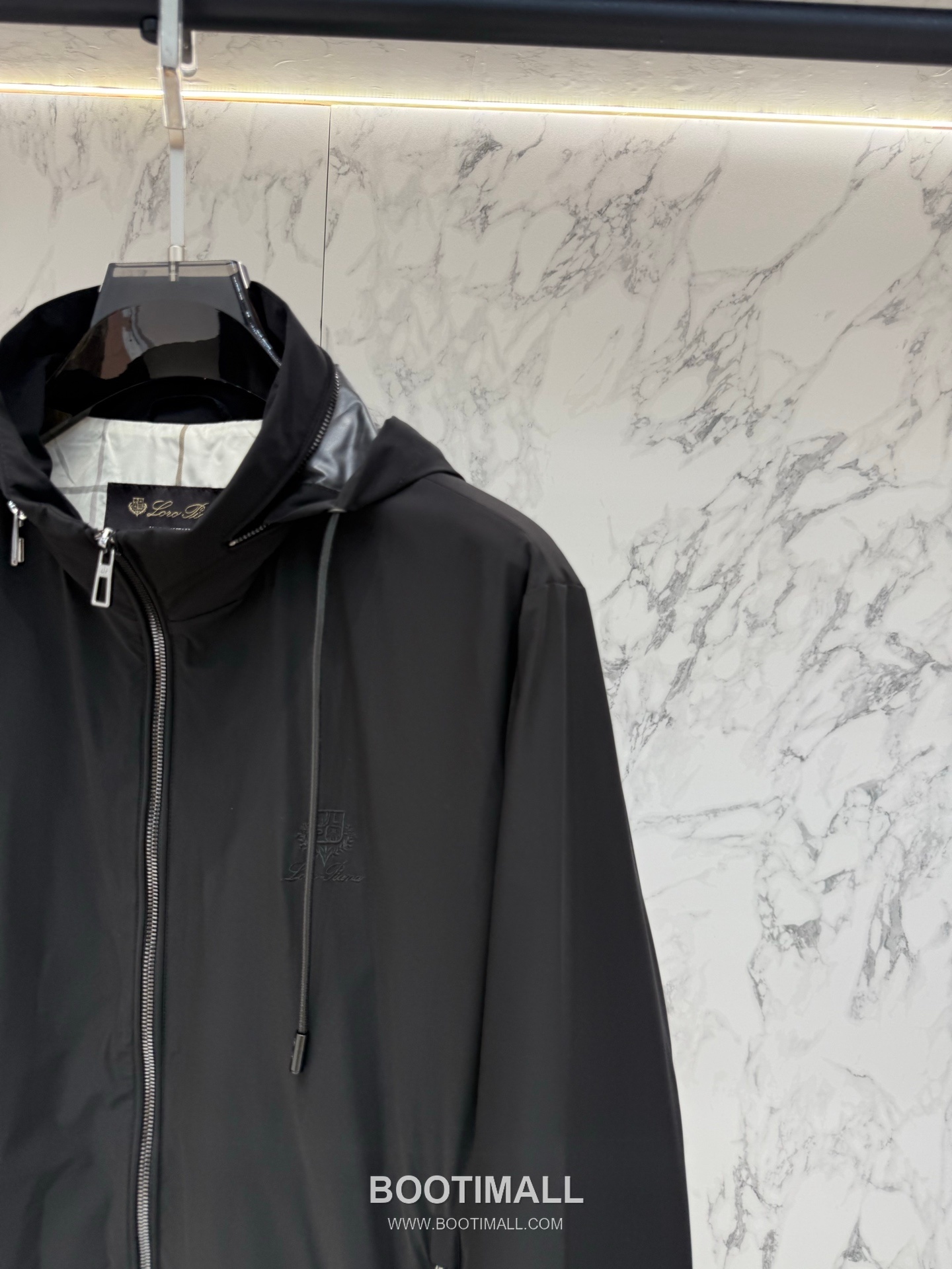 Loro Piana Spring Tailored Hooded Outerwear Black Windbreaker 로로피아나 스프링 테일러드 후드 아우터 블랙 바람막이 6