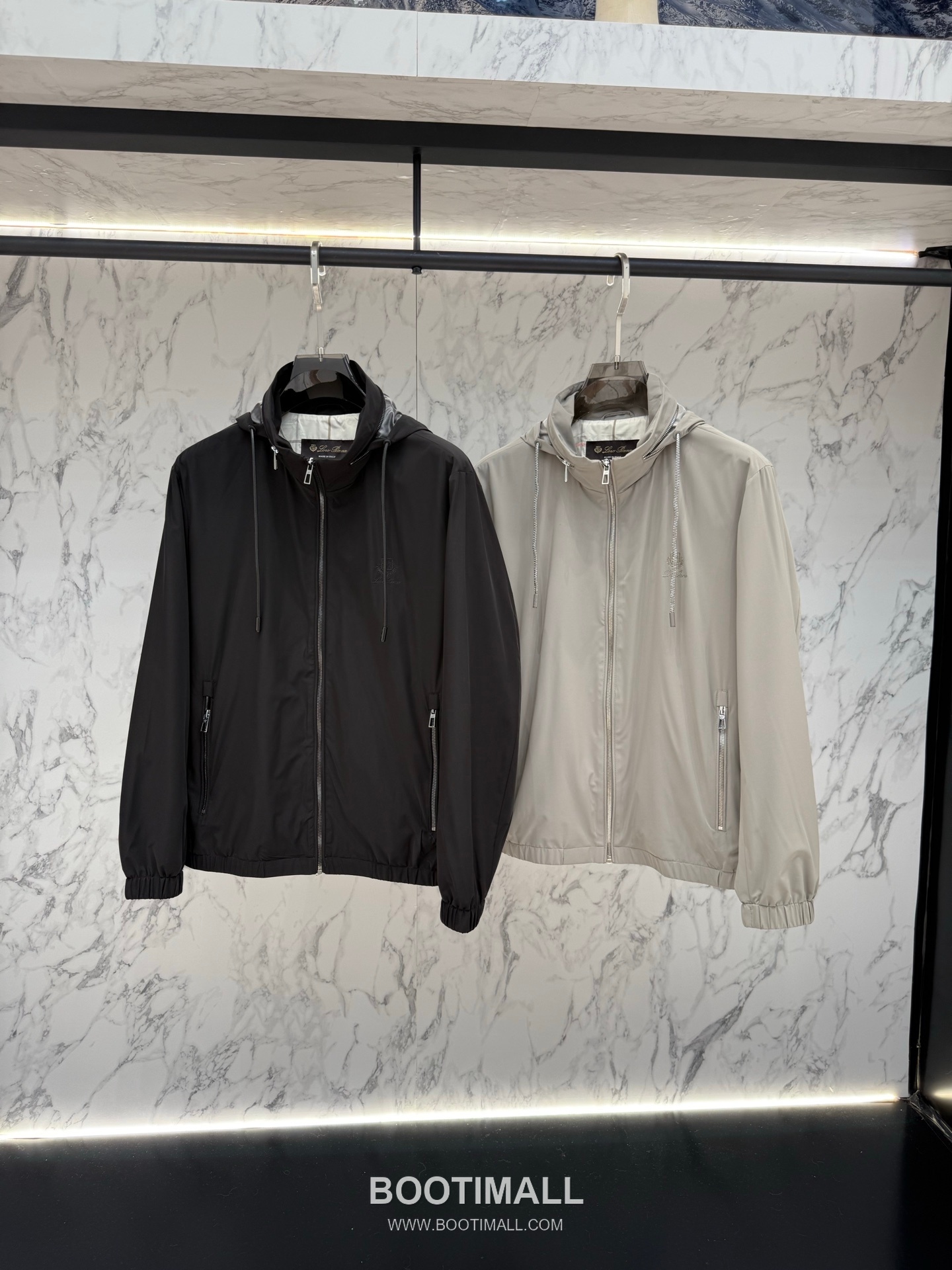 Loro Piana Spring Tailored Hooded Outerwear Black Windbreaker 로로피아나 스프링 테일러드 후드 아우터 블랙 바람막이 2