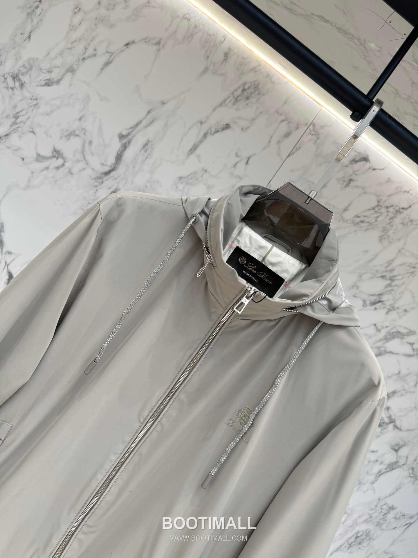 Loro Piana Spring Tailored Hooded Outerwear Black Windbreaker 로로피아나 스프링 테일러드 후드 아우터 블랙 바람막이 5