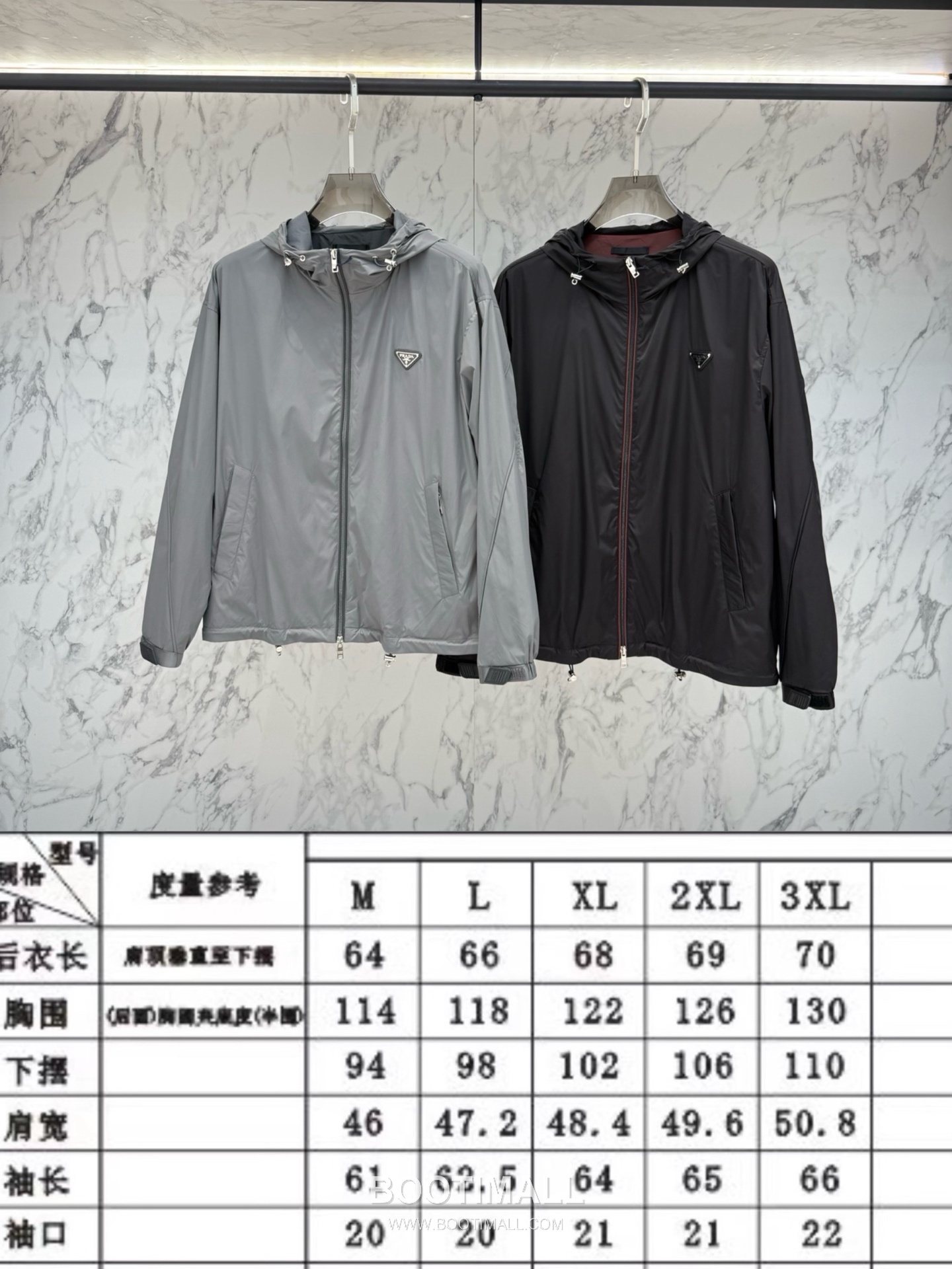 Prada Triangle Logo Hooded Jacket Gray 프라다 트라이앵글 로고 후드 재킷 그레이 10