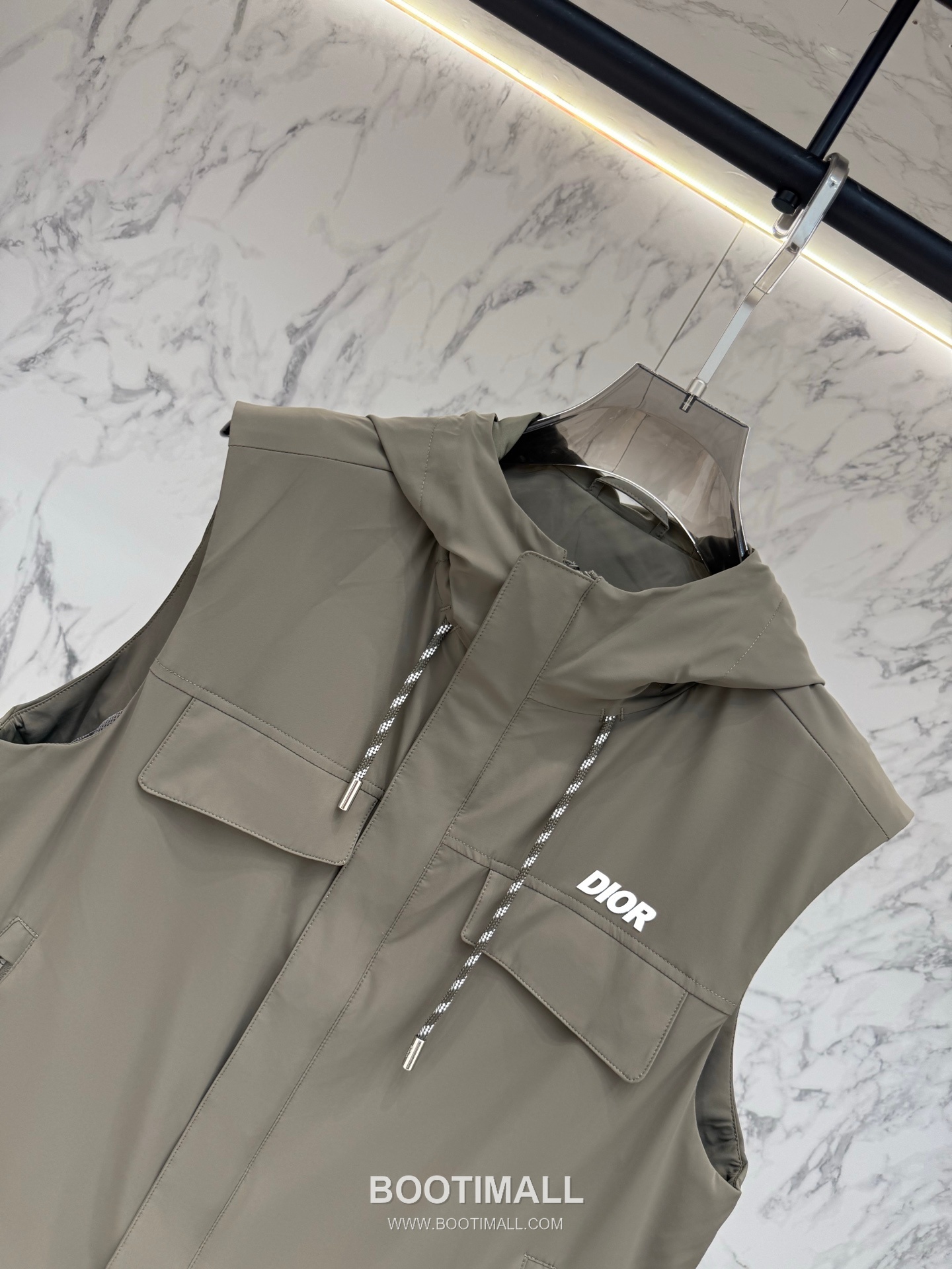 Dior Hooded Utility Khaki Windbreaker 디올 후드 유틸리티 카키 바람막이 4