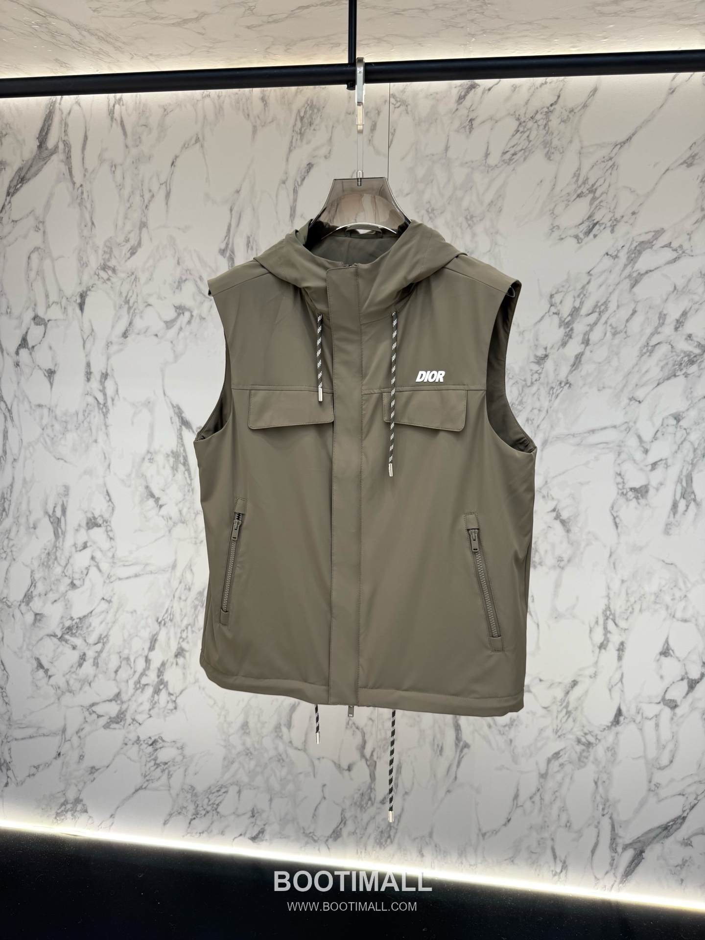 Dior Hooded Utility Khaki Windbreaker 디올 후드 유틸리티 카키 바람막이 5