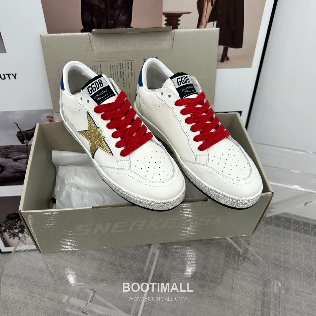 Golden Goose Super-Star Distressed Low-Top Cowhide Terry Cloth Red Sneakers 골든구스 슈퍼스타 디스트레스드 로우탑 소가죽 테리 레드 스니커즈 6