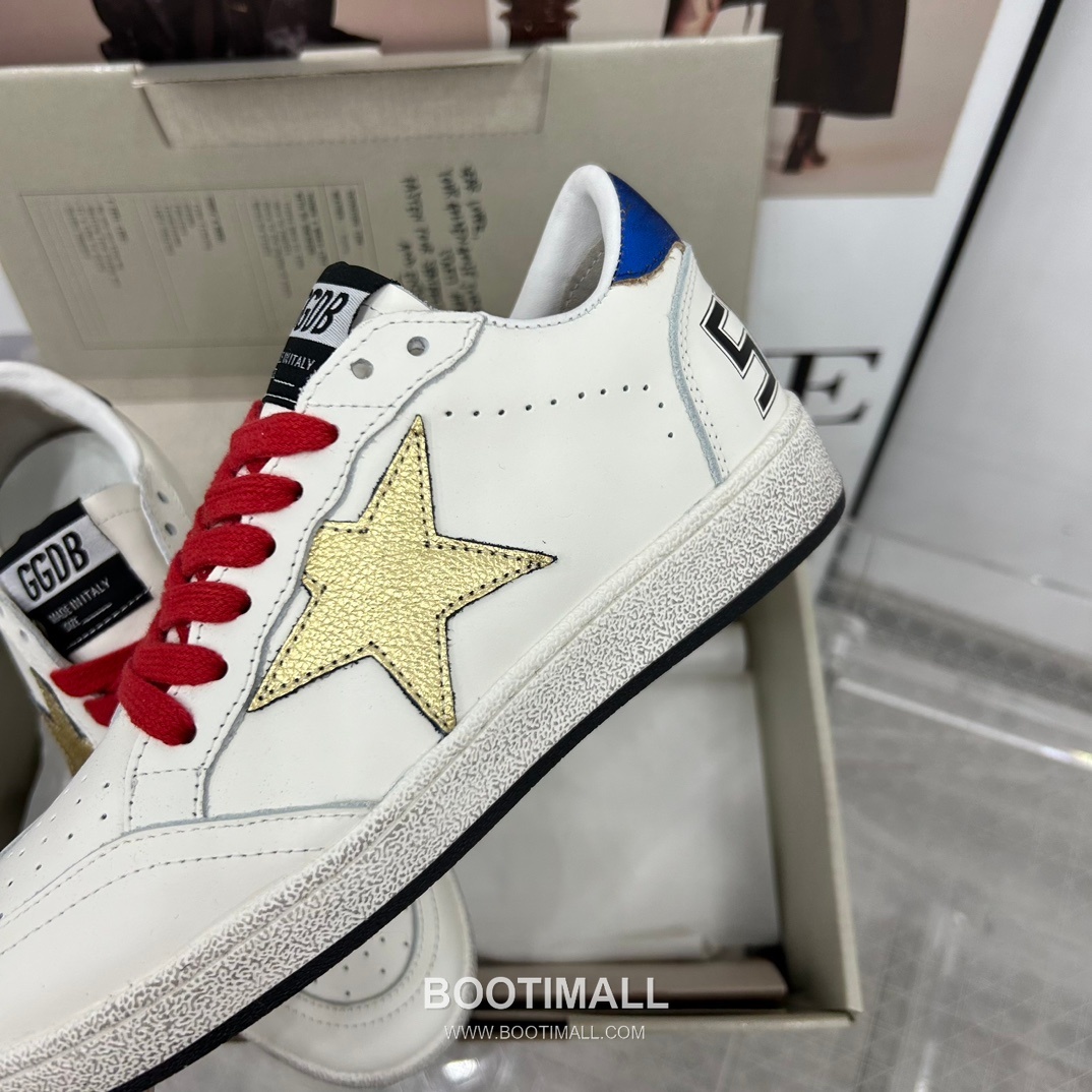 Golden Goose Super-Star Distressed Low-Top Cowhide Terry Cloth Red Sneakers 골든구스 슈퍼스타 디스트레스드 로우탑 소가죽 테리 레드 스니커즈 8